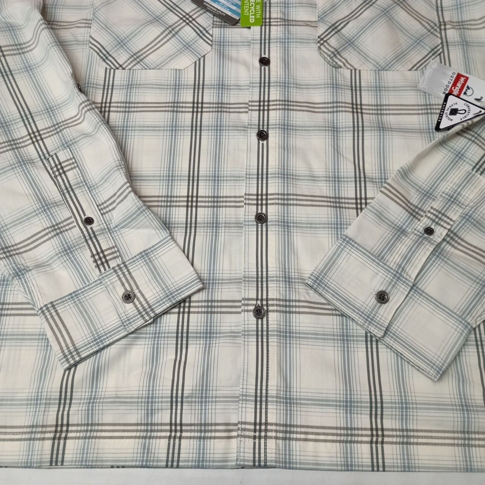 Wrangler Wrangler Shirt Men's 3XL Multi Convertible Sleeves Evergreen Size US XXL / EU 58 / 5 - 2 Thumbnail