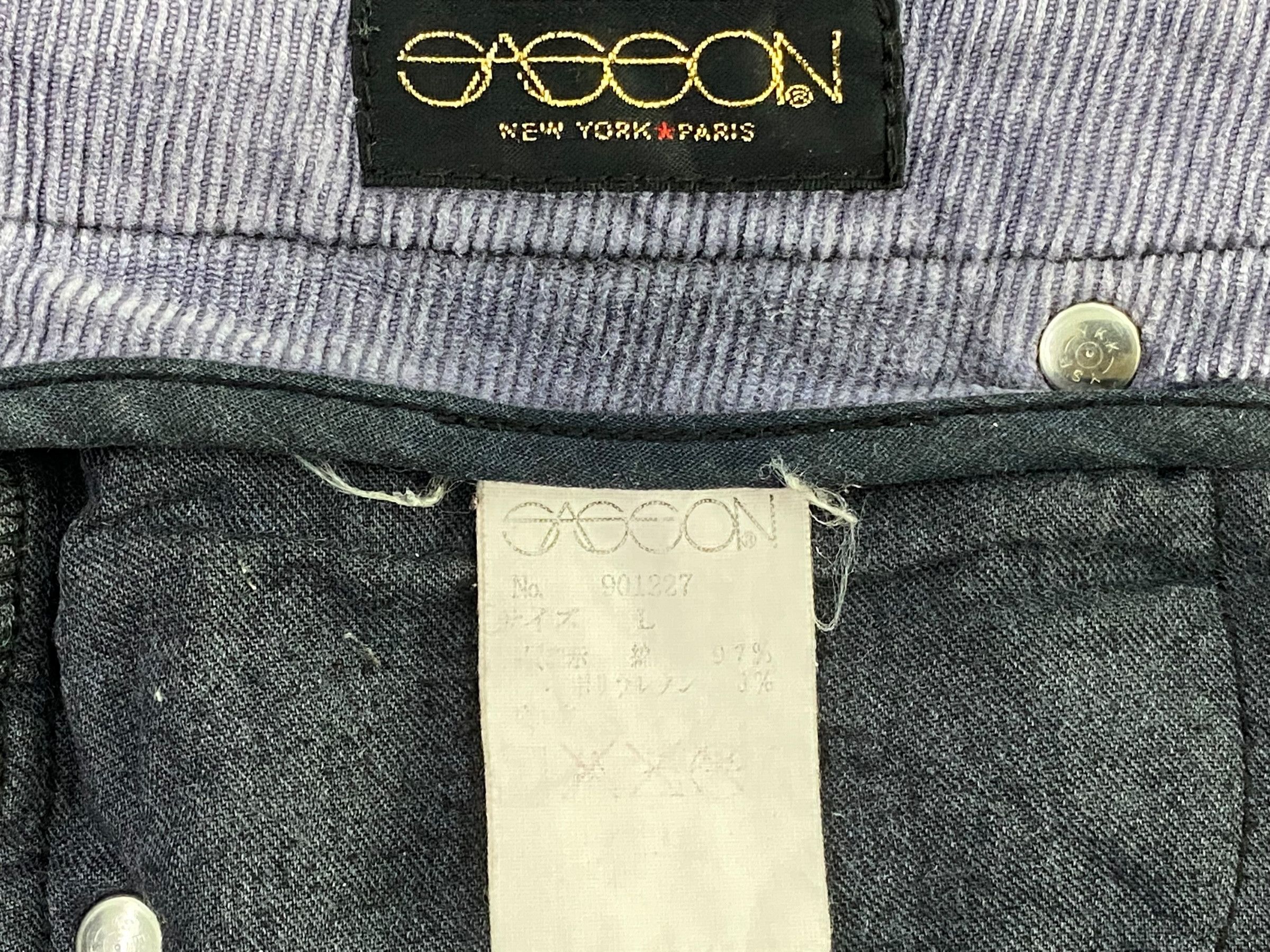 Japanese Brand Sasson Corduroy Pants Blue Way Japanese Modern Size US 28 / EU 44 - 9 Thumbnail