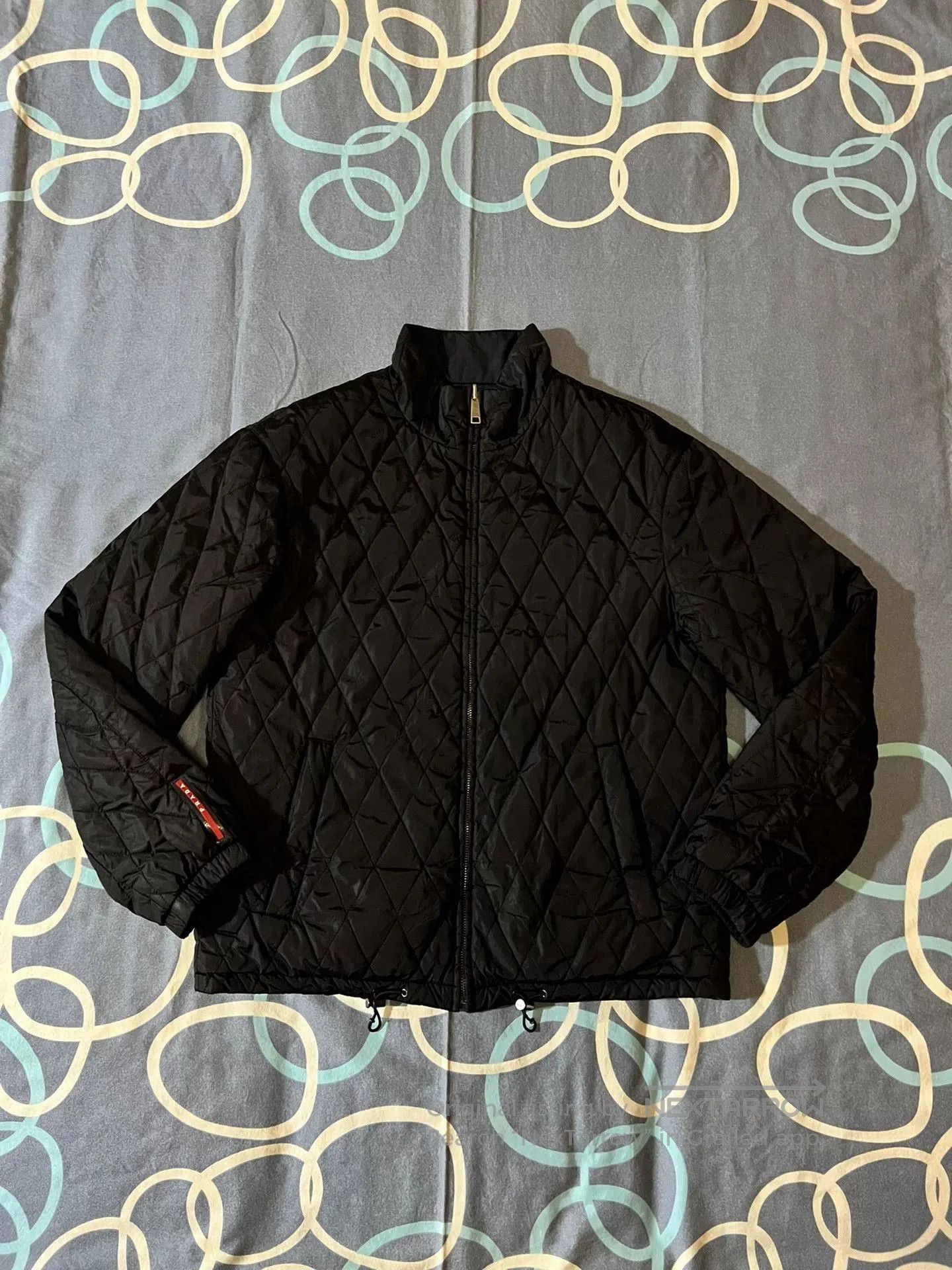 Prada prada reversible cotton jacket with logo stripe. Size US XXL / EU 58 / 5 - 1 Thumbnail