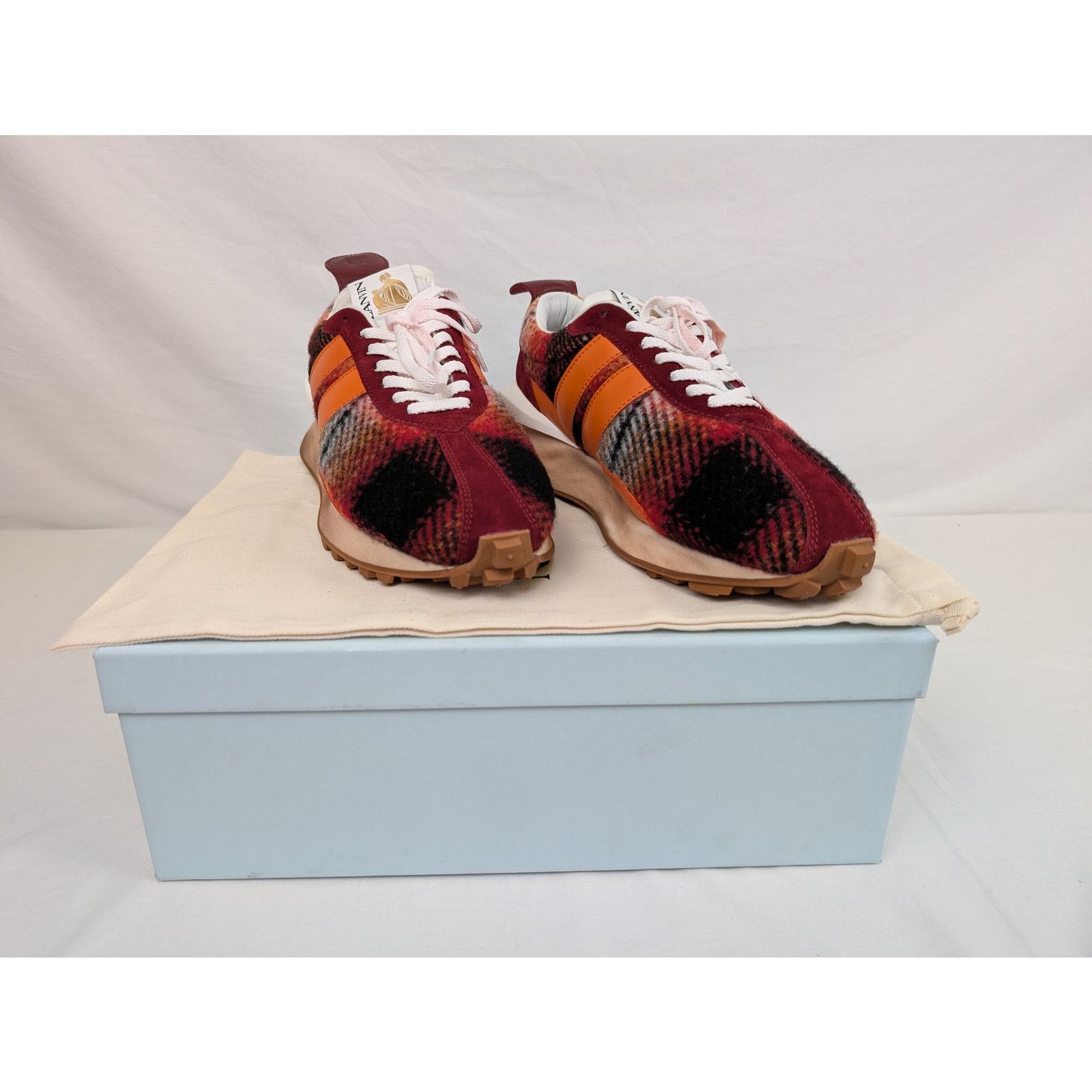 Lanvin o1rshd1 Bumpr Sneakers in Rouge/Orange Size US 12 / EU 45 - 14 Thumbnail