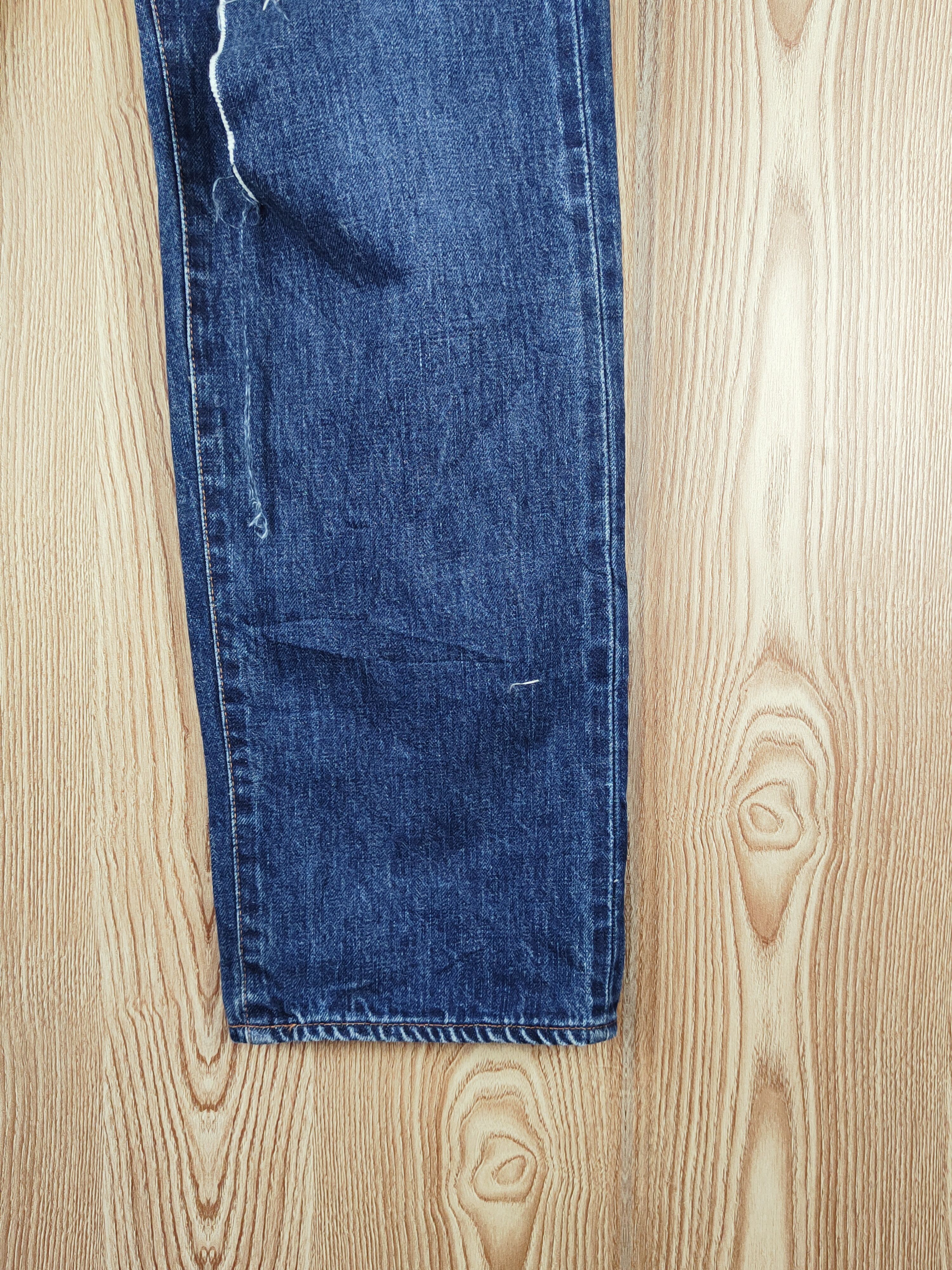 READYMADE DL Unused Readymade Distressed Ripped selvedge Jeans #S2699 Size US 33 - 6 Thumbnail