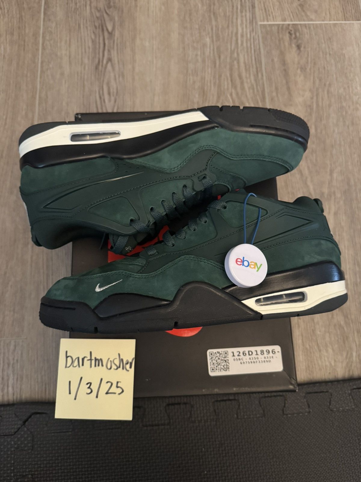 Jordan Brand × Nike Nike Air Jordan 4 RM SP x Nigel Sylvester Pro Green Size US 8.5 / EU 41-42 - 2 Thumbnail