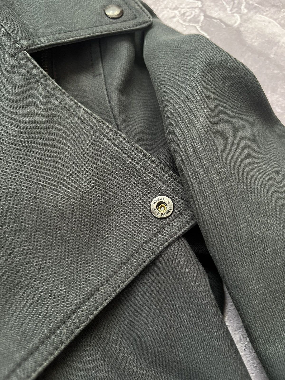 Japanese Brand Comptoir Des Cotonniers Double Collar Biker Zip Jacket Belt Size S / US 4 / IT 40 - 10 Thumbnail