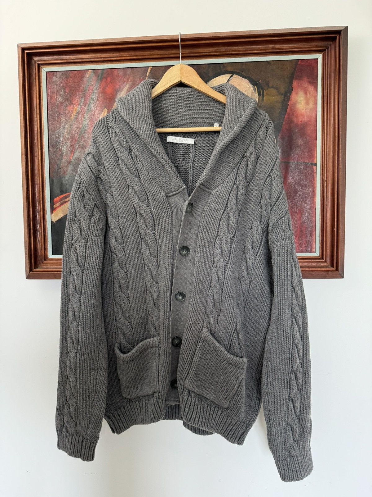 Our Legacy Our Legacy Heavy Knit Sweater High Quality Casual Old Money Size US M / EU 48-50 / 2 - 1 Thumbnail