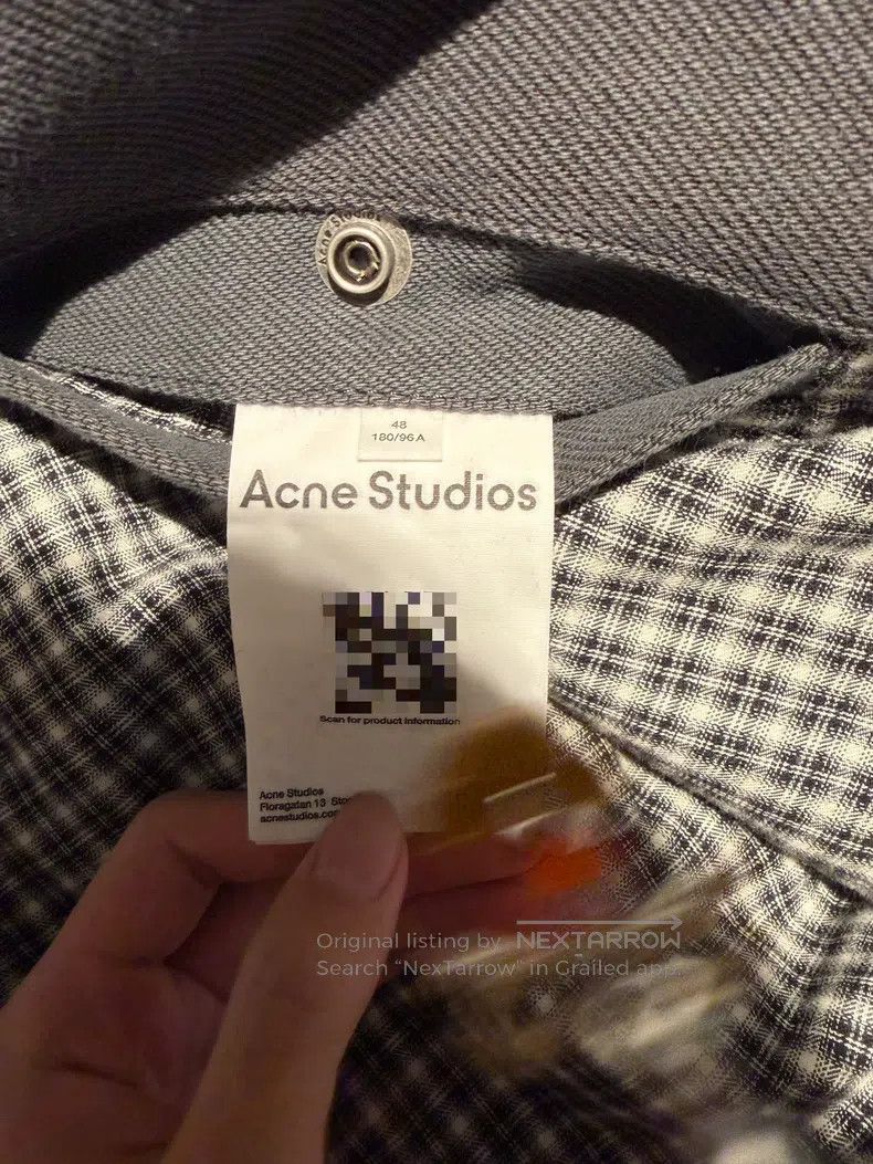 Acne Studios Acne Studios 26ss Aged Denim Collar Jacket Size US M / EU 48-50 / 2 - 6 Thumbnail