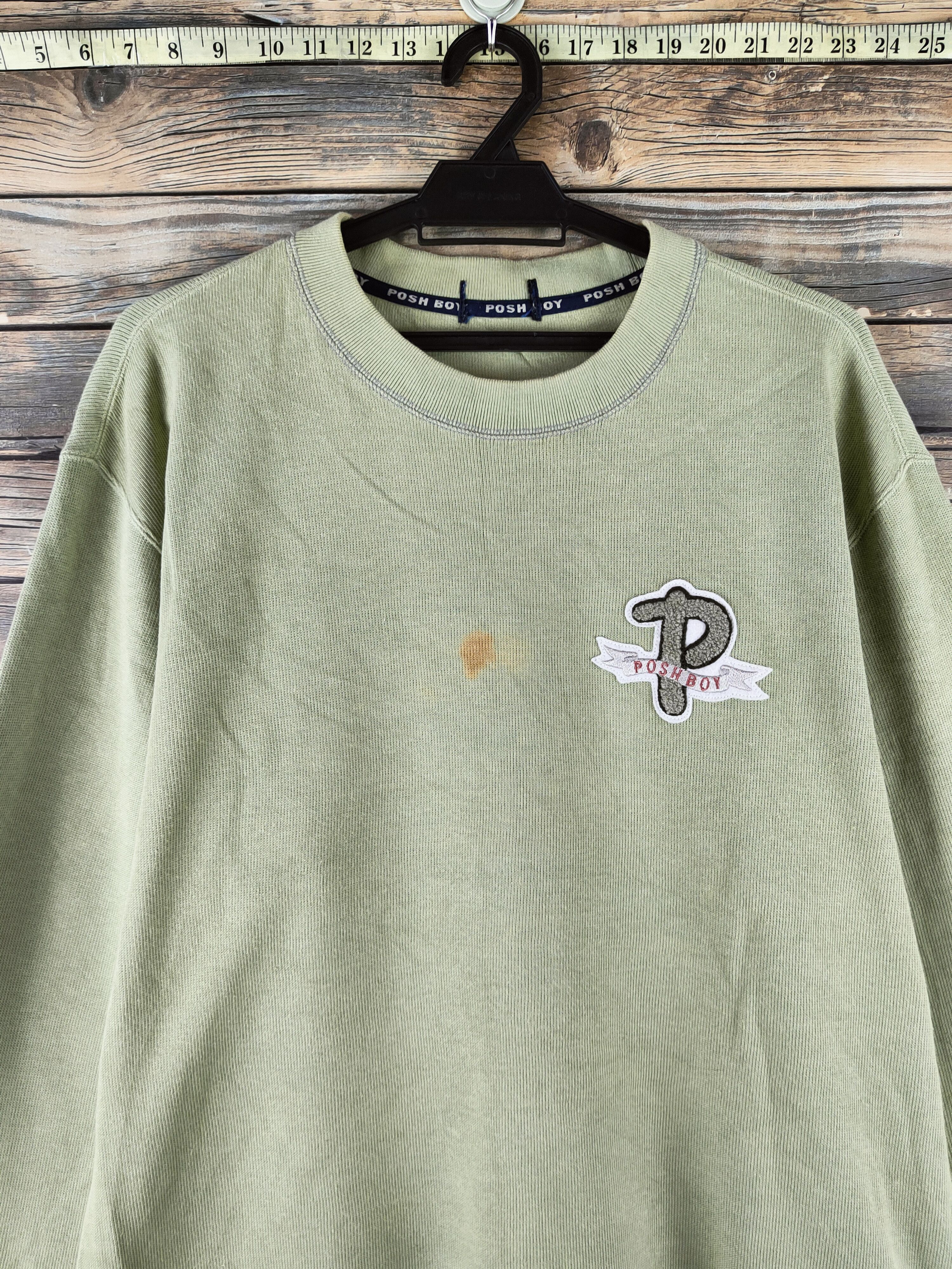 Japanese Brand DL Posh Boy Light Green Knitwear Sweatshirts #46-211 Size US L / EU 52-54 / 3 - 2 Thumbnail