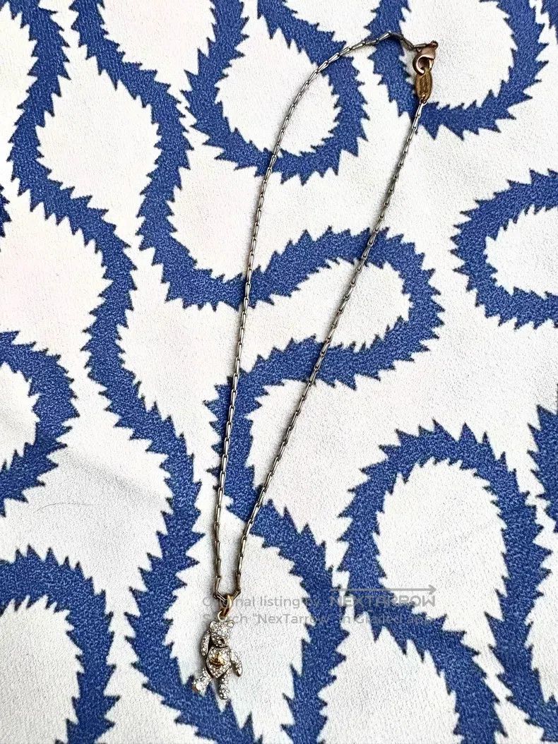 Vivienne Westwood Vivienne Westwood Vintage Diamond-Studded Saturn Bear Neck Size ONE SIZE - 4 Thumbnail