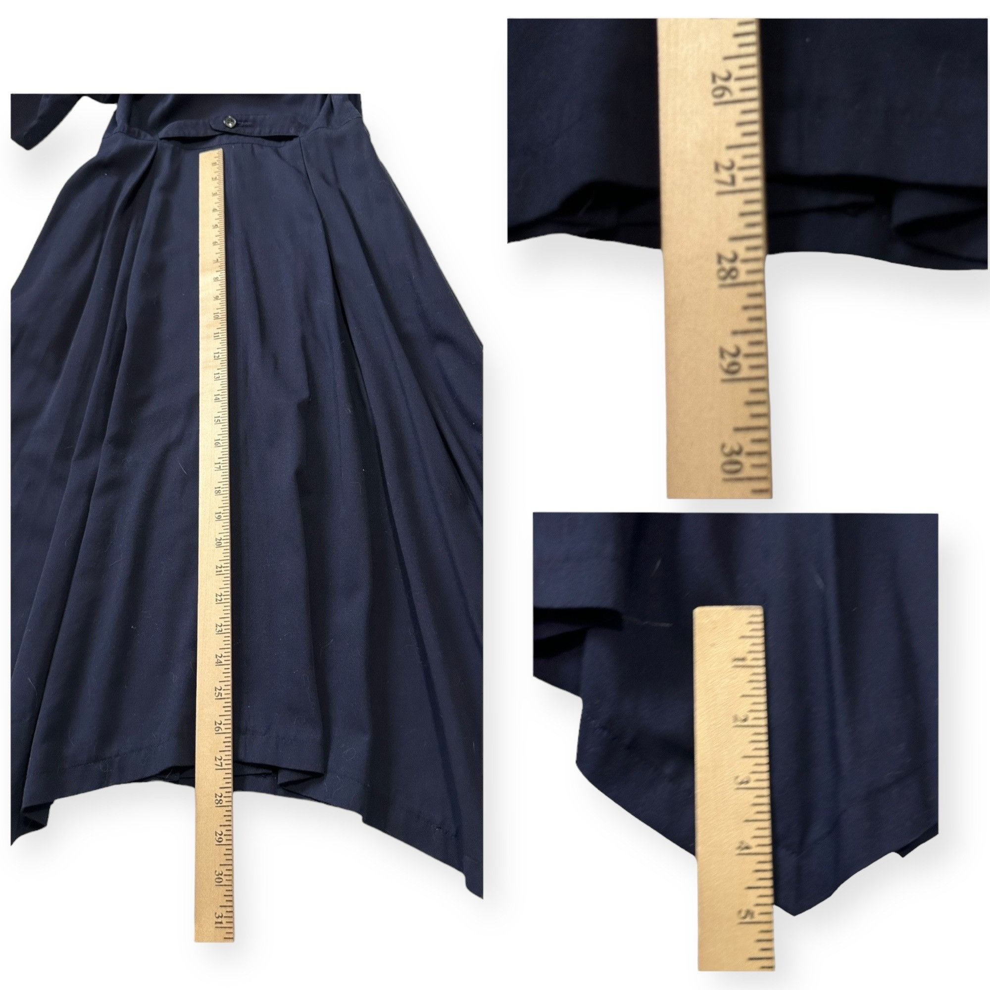 ATSURO TAYAMA × Japanese Brand × Vintage Vintage AT/Atsuro Tayama Blue A line Short Sleeve Midi Dress Size ONE SIZE - 15 Thumbnail