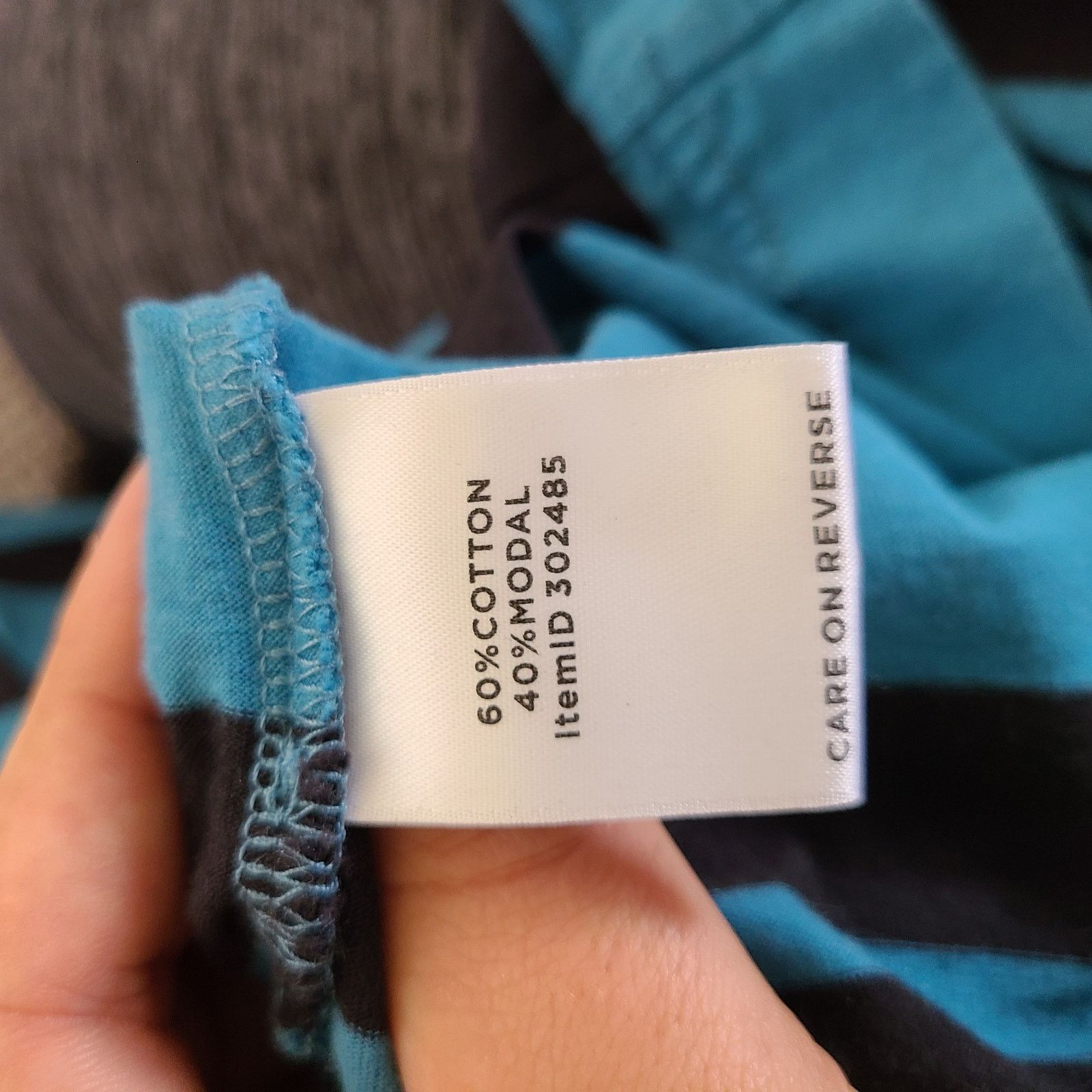 L.L. Bean LL Bean Signature Striped Shirt M Blue/Black Size M / US 6-8 / IT 42-44 - 6 Thumbnail