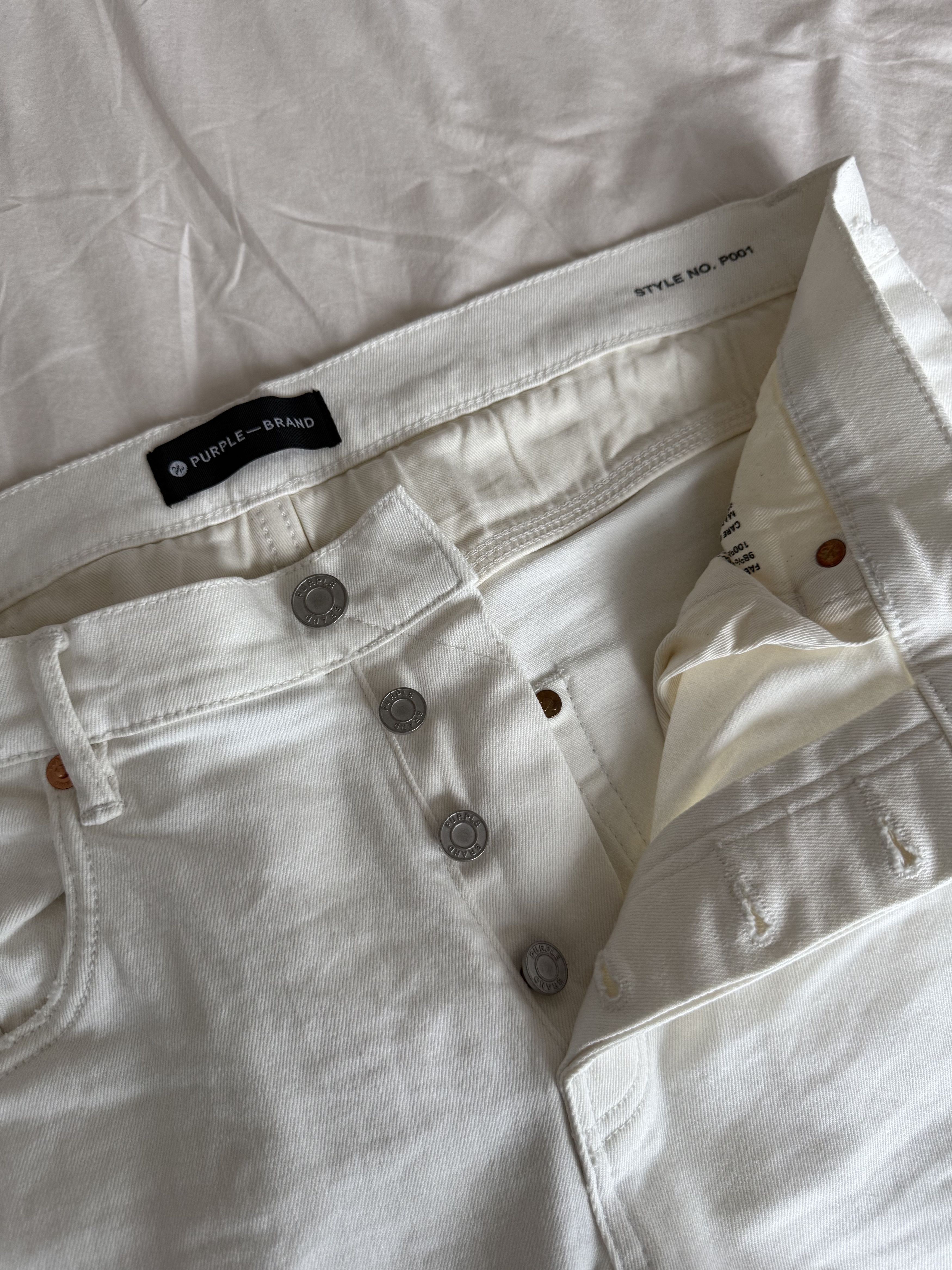 Purple Brand White jeans Size US 36 / EU 52 - 3 Thumbnail