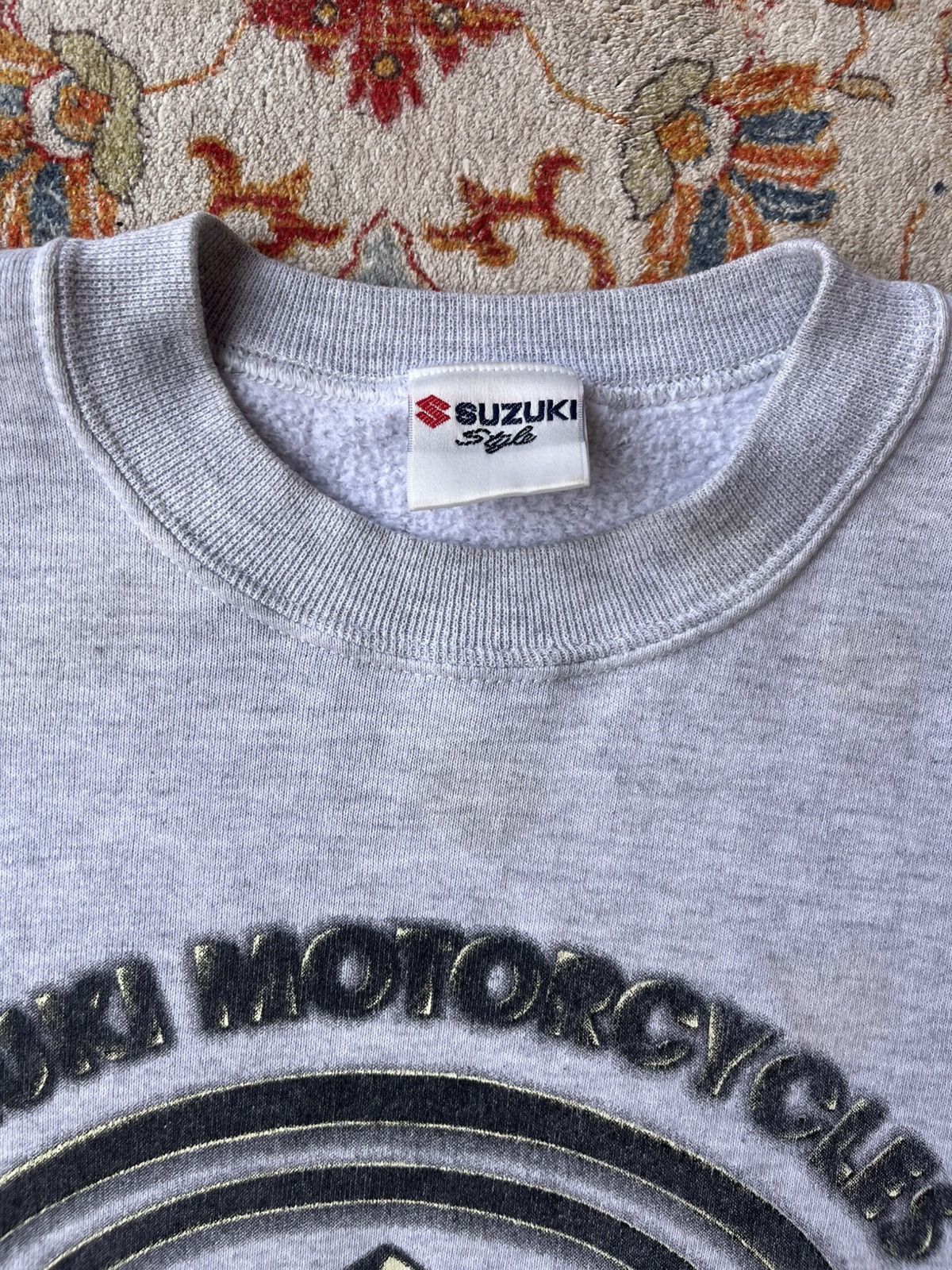 Vintage Suzuki vintage crewneck Size US L / EU 52-54 / 3 - 3 Thumbnail