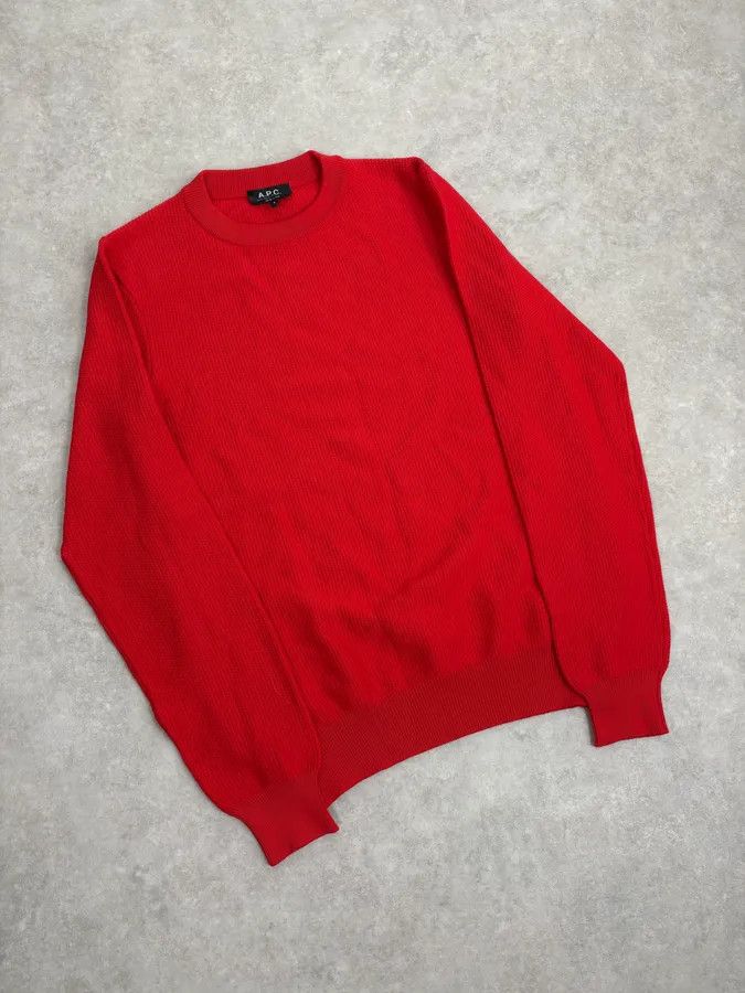 A.P.C. A.P.C. Red Classy Sweater Size US S / EU 44-46 / 1 - 4 Thumbnail