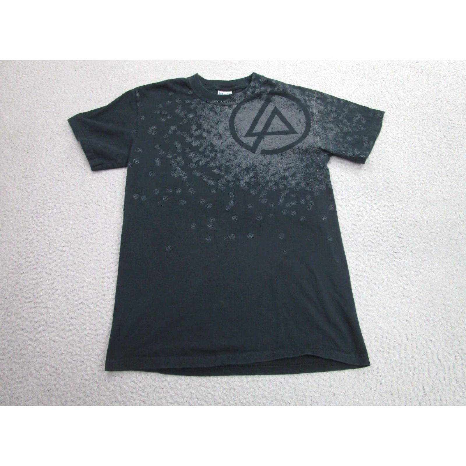 Hot Topic VINTAGE Linkin Park T-Shirt Mens Small Black Punk AOP All Over Print Y2K Size US S / EU 44-46 / 1 - 2 Thumbnail