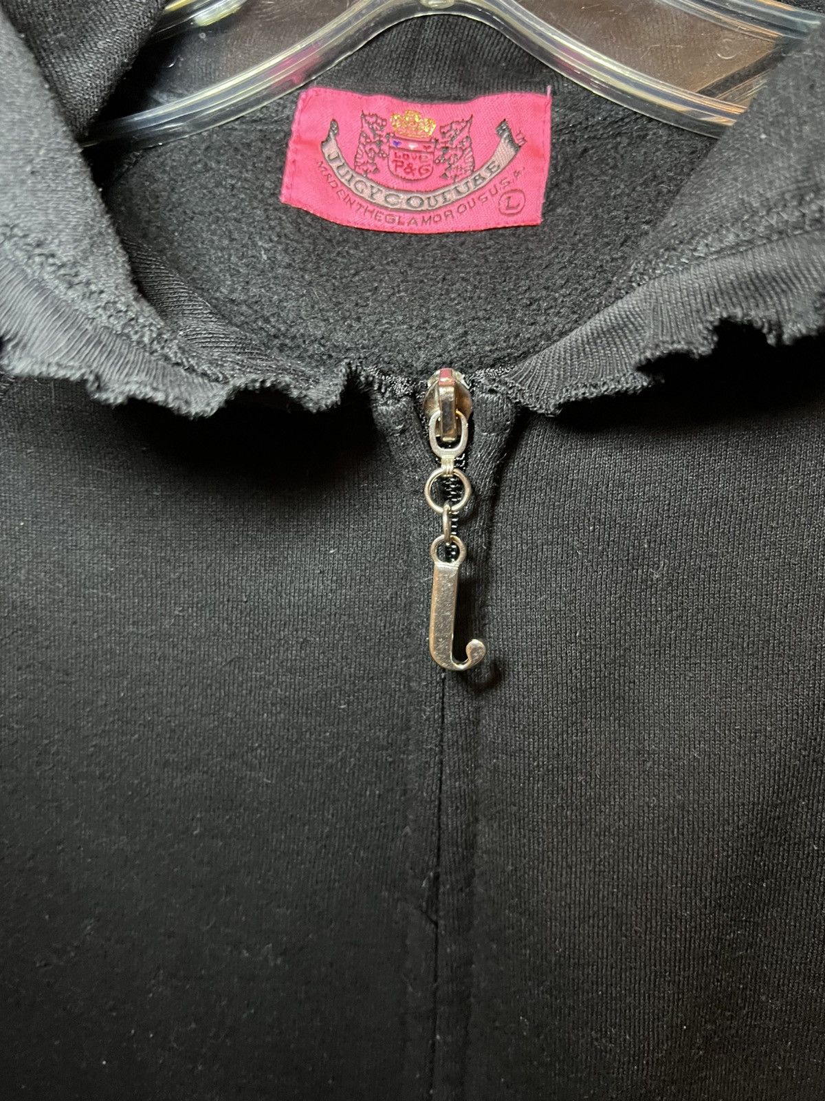 Juicy Couture Vintage Juicy Couture ruffle trim cherry print zip-up hoodie Size L / US 10 / IT 46 - 3 Thumbnail