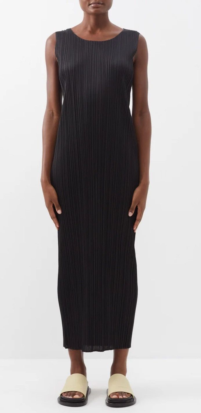 image of Archival Clothing x Issey Miyake Free Express Shippingpleats Please Tank Top Midi Dresses in Purple