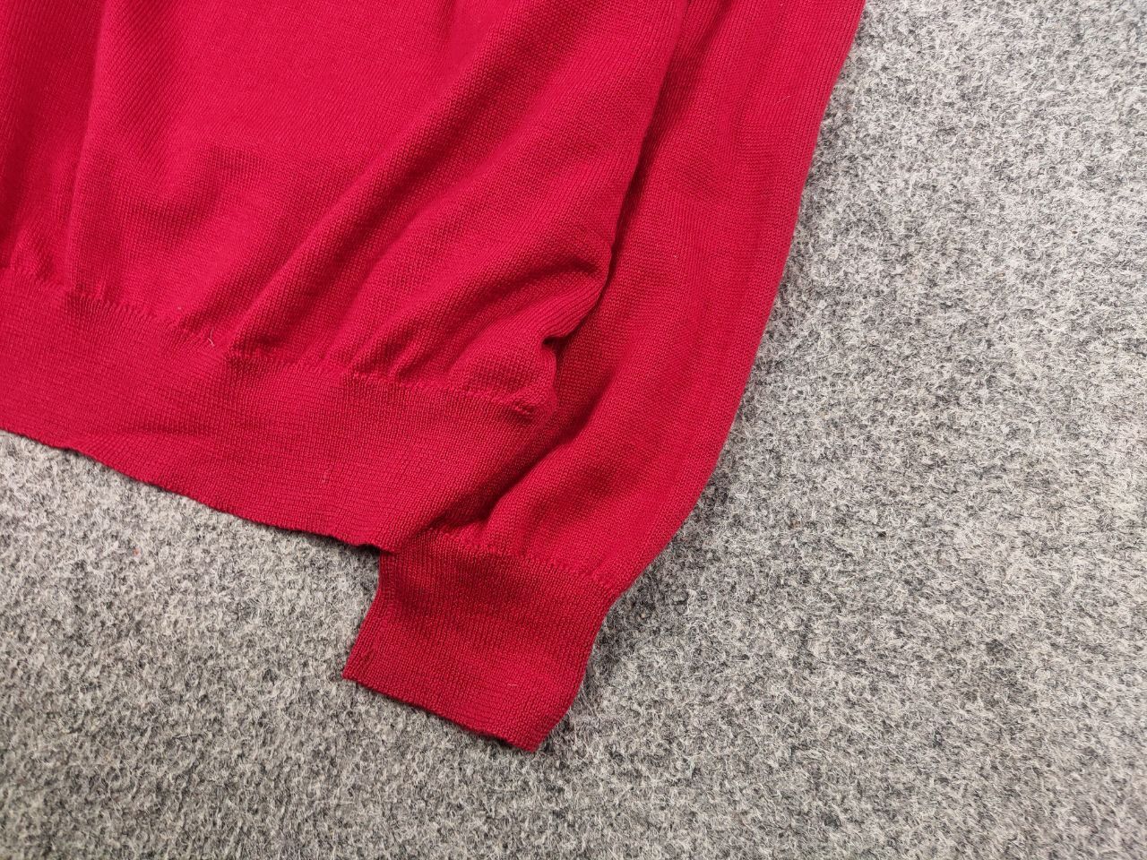 Lacoste Vintage 90's Lacoste Logo Red Wool Turtleneck Sweater Size US XL / EU 56 / 4 - 6 Thumbnail