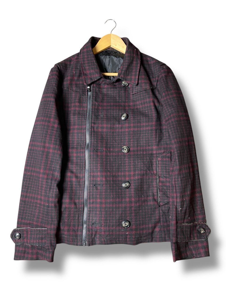 semanticdesign Semantic Design Double Breasted Checkered Jacket (151) Size US L / EU 52-54 / 3 - 1 Thumbnail