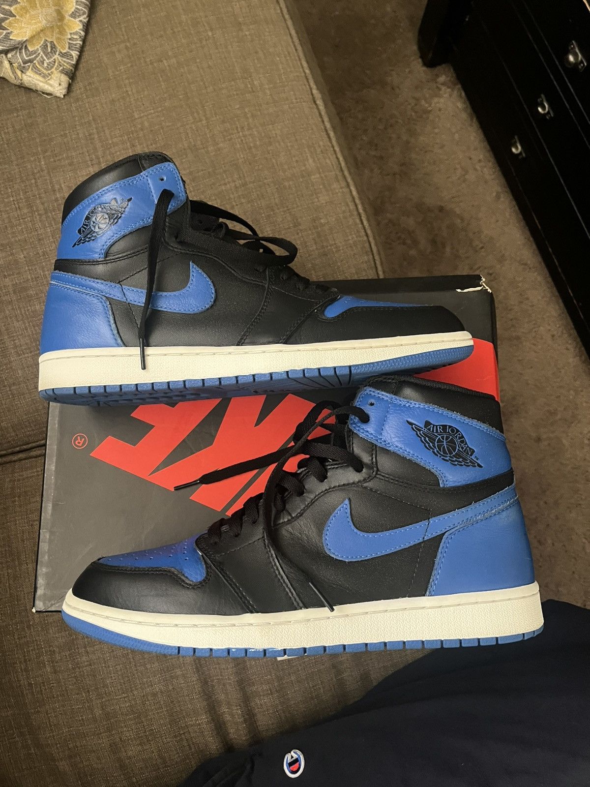 Jordan Brand Jordan 1 retro black / royal / white Size US 11 / EU 44 - 4 Thumbnail