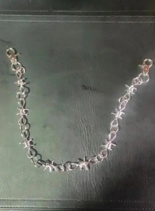 Jewelry 55cm Barb Wire Wallet Chain Size ONE SIZE - 2 Thumbnail