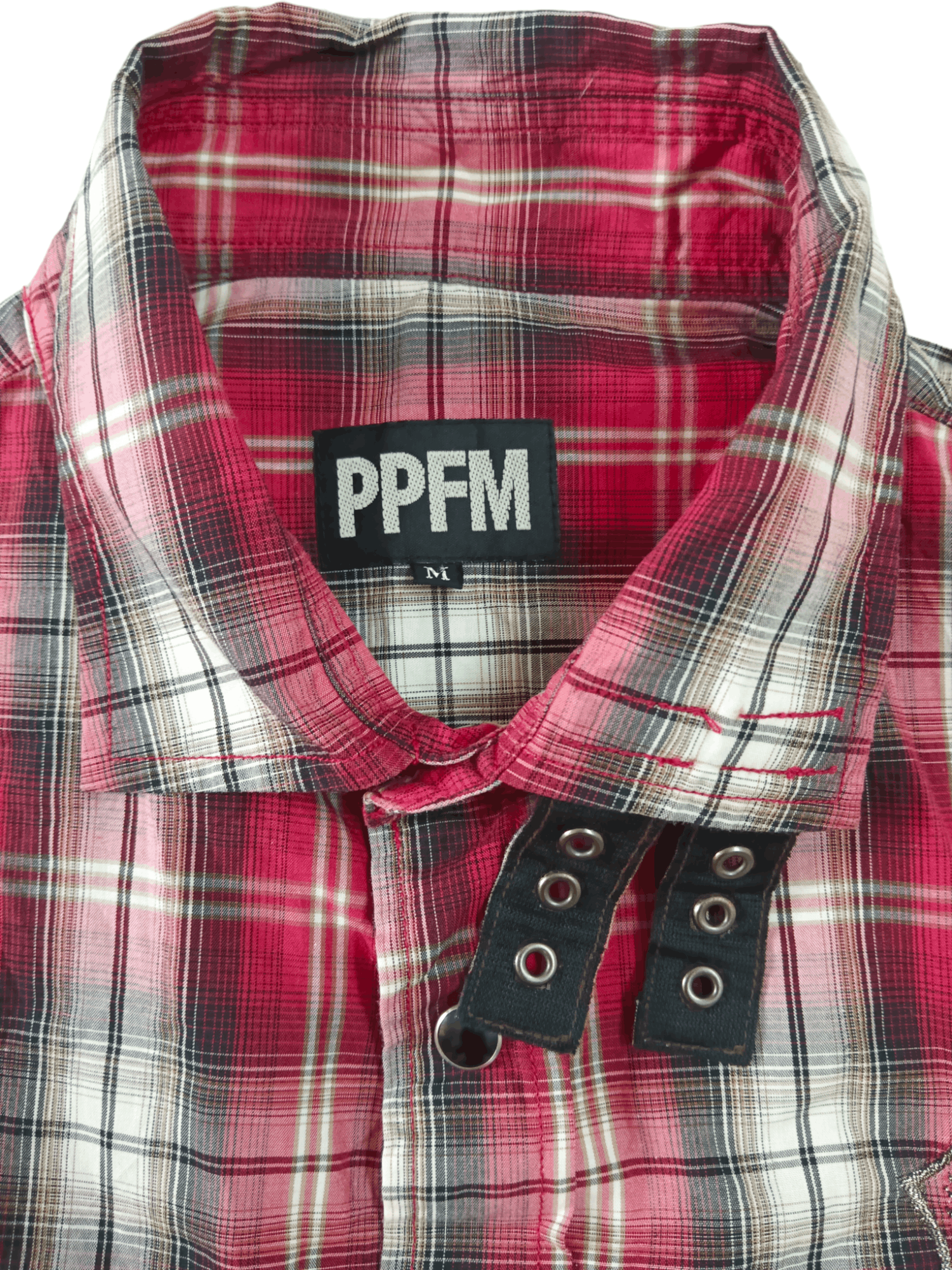 PPFM Punk Checkered Button Ups Shirt