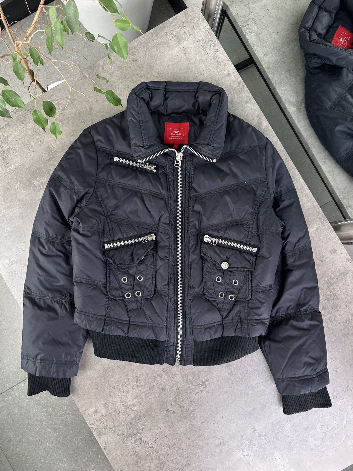 Japanese Brand Vintage Down Bomber Jacket Size L / US 10 / IT 46 - 1 Thumbnail