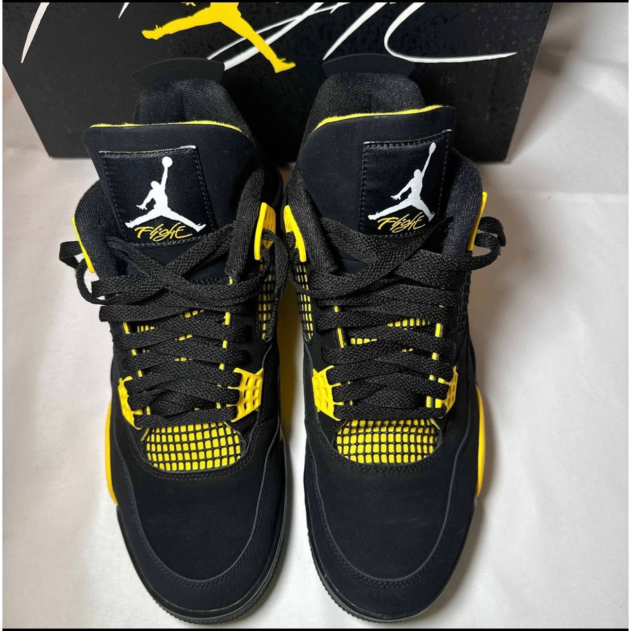 Jordan Brand × Nike Size 11 - Nike Air Jordan 4 Retro Thunder 2023 Men's Shoes Size US 11 / EU 44 - 4 Thumbnail