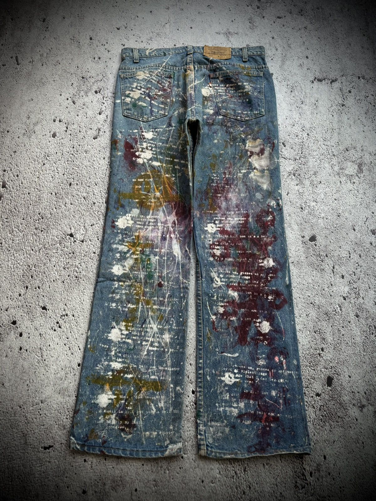 Levi's Vintage Clothing RARE Vintage levis Orange tab Painter style Denim Jeans Size US 34 / EU 50 - 2 Thumbnail