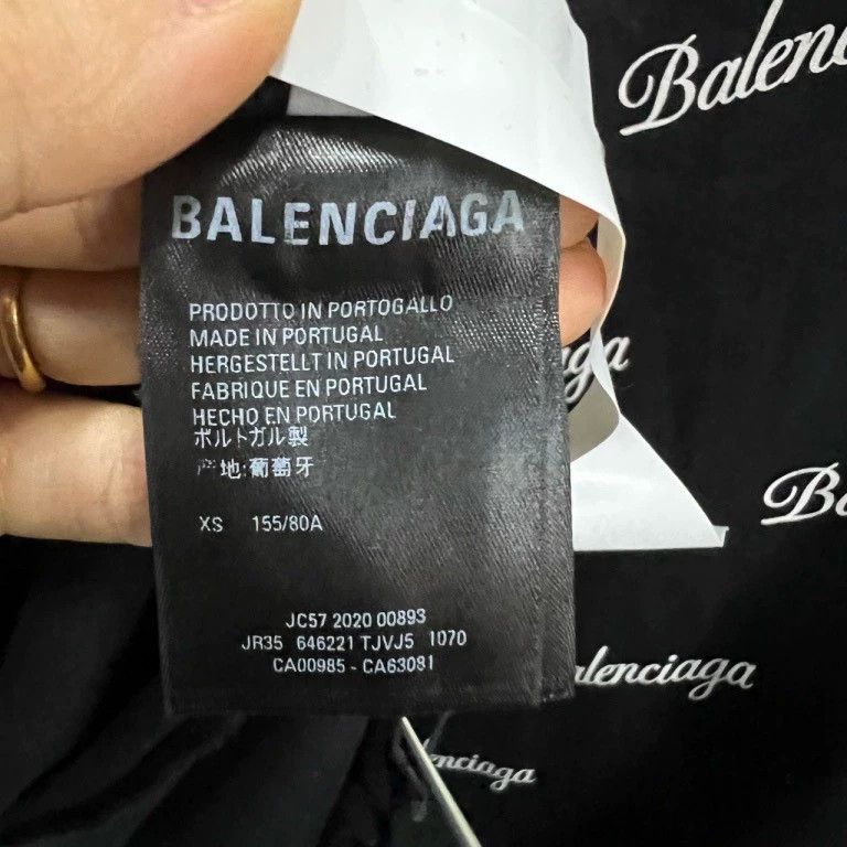 Balenciaga Balenciaga Dress full of tiny logo Size XS / US 0-2 / IT 36-38 - 4 Thumbnail