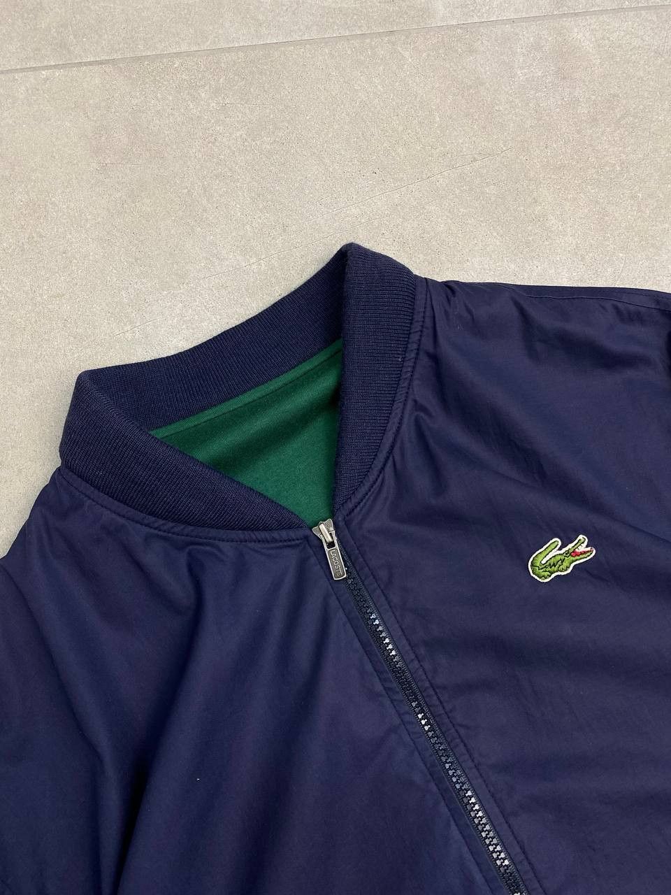 Lacoste Vintage Lacoste Logo Bomber Jacket Size US L / EU 52-54 / 3 - 7 Thumbnail
