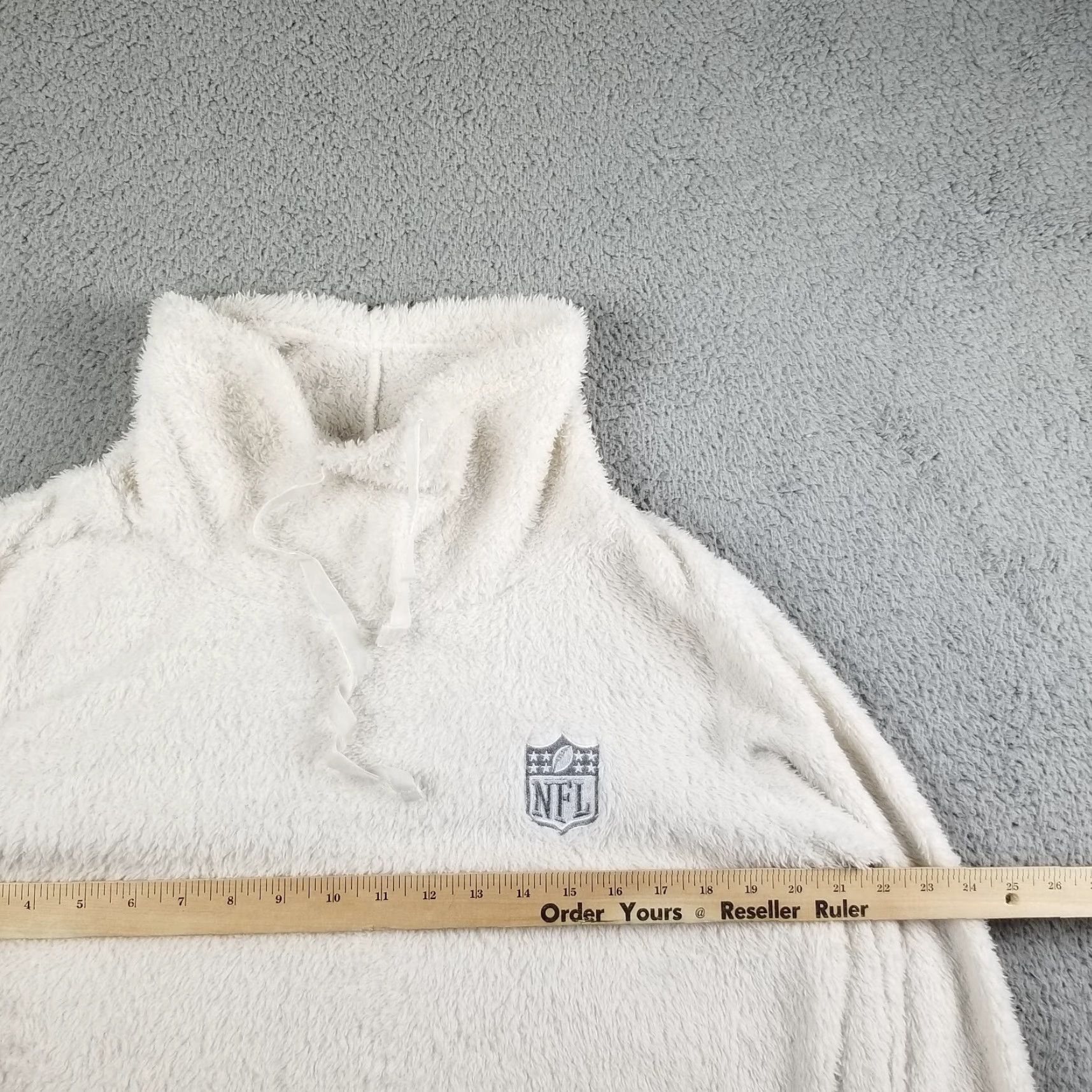 NFL NFL Deep Pile Sweater Jacket Woman Large Turtleneck Warm Camp David Sweatshirt Size L / US 10 / IT 46 - 5 Thumbnail