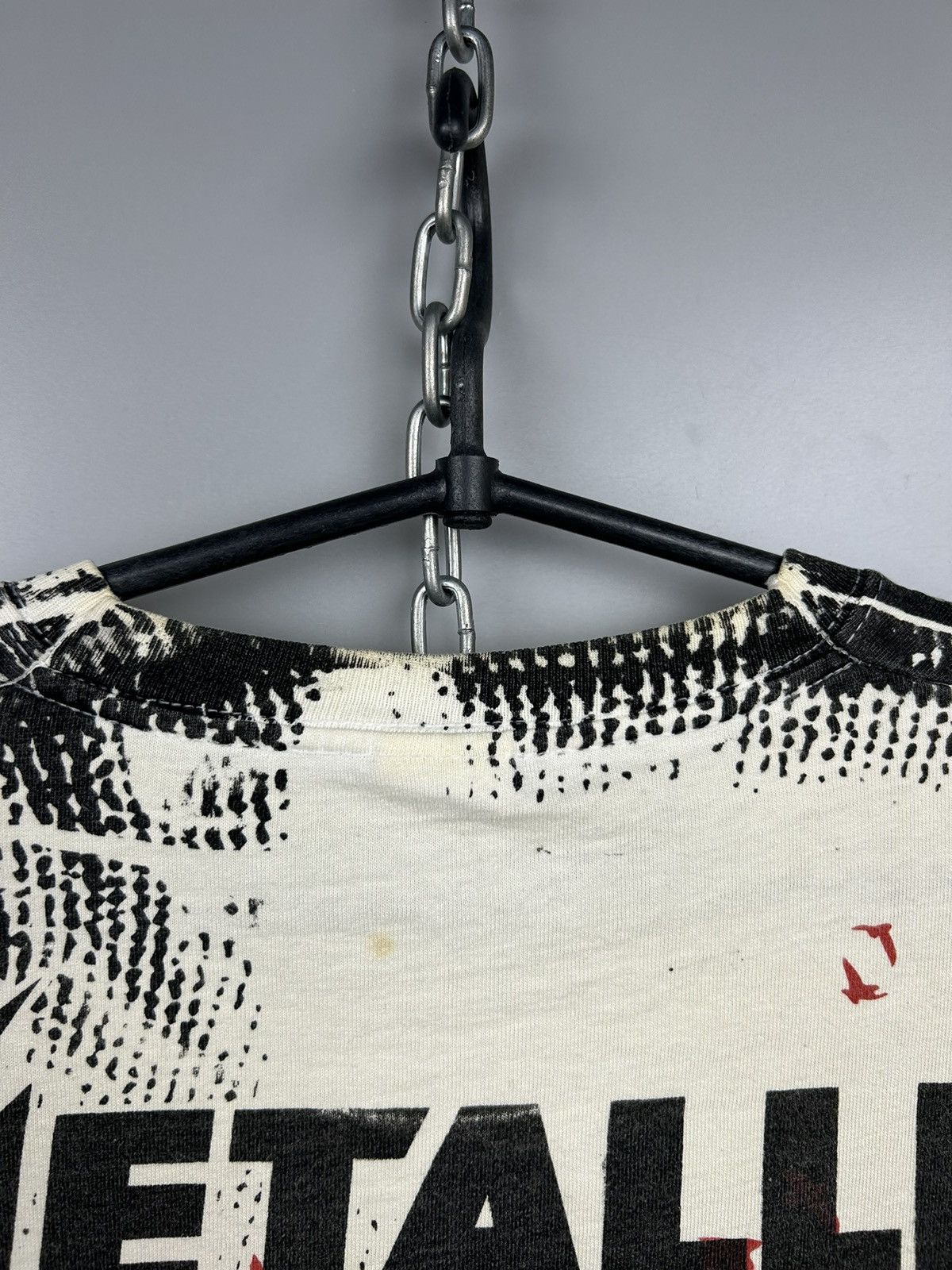 Band Tees × Vintage Vintage Metallica Crow All Over Print T shirt Size US M / EU 48-50 / 2 - 16 Thumbnail