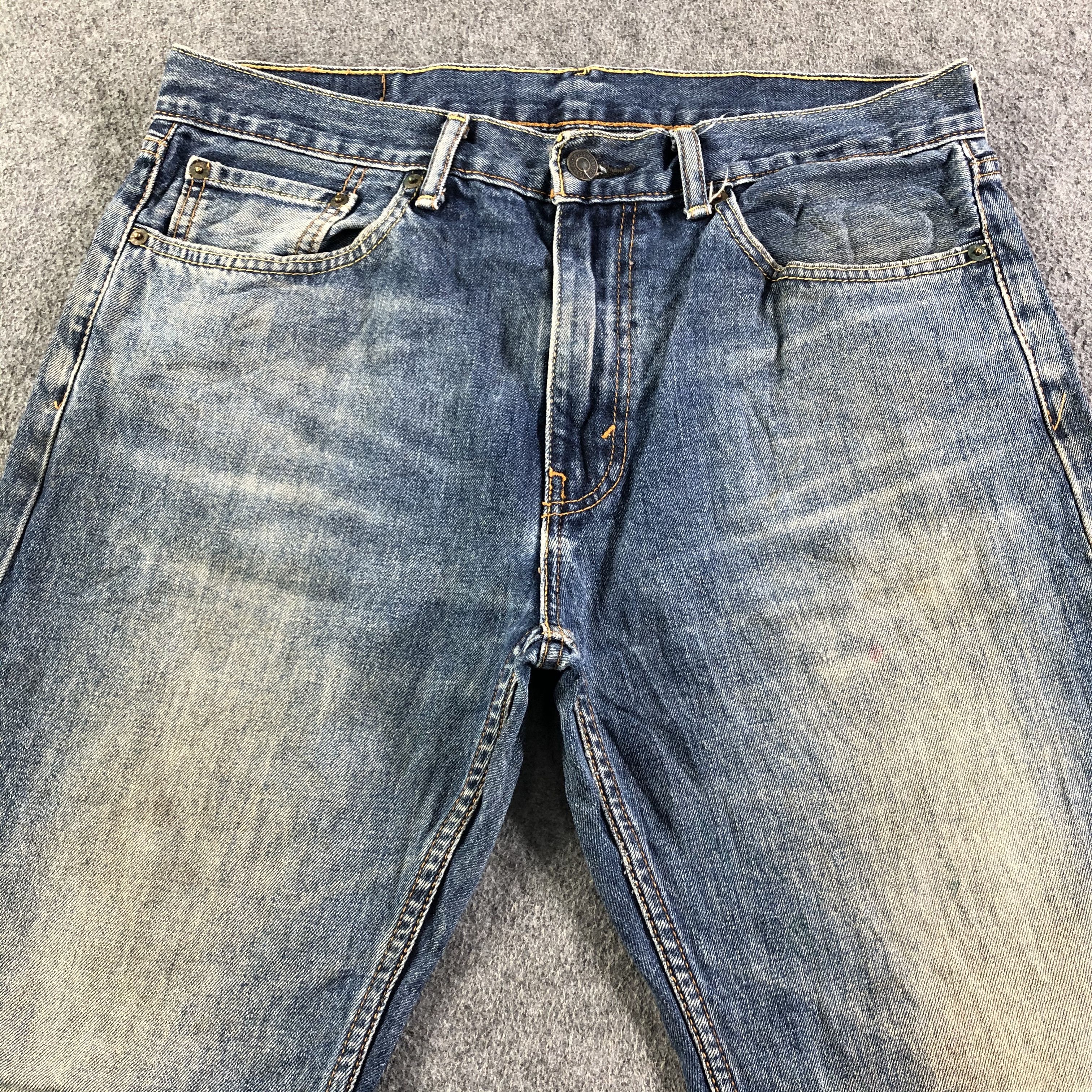 Levi's Vintage Blue Wash Levis 505 Jeans-J3148 Size US 35 - 3 Thumbnail