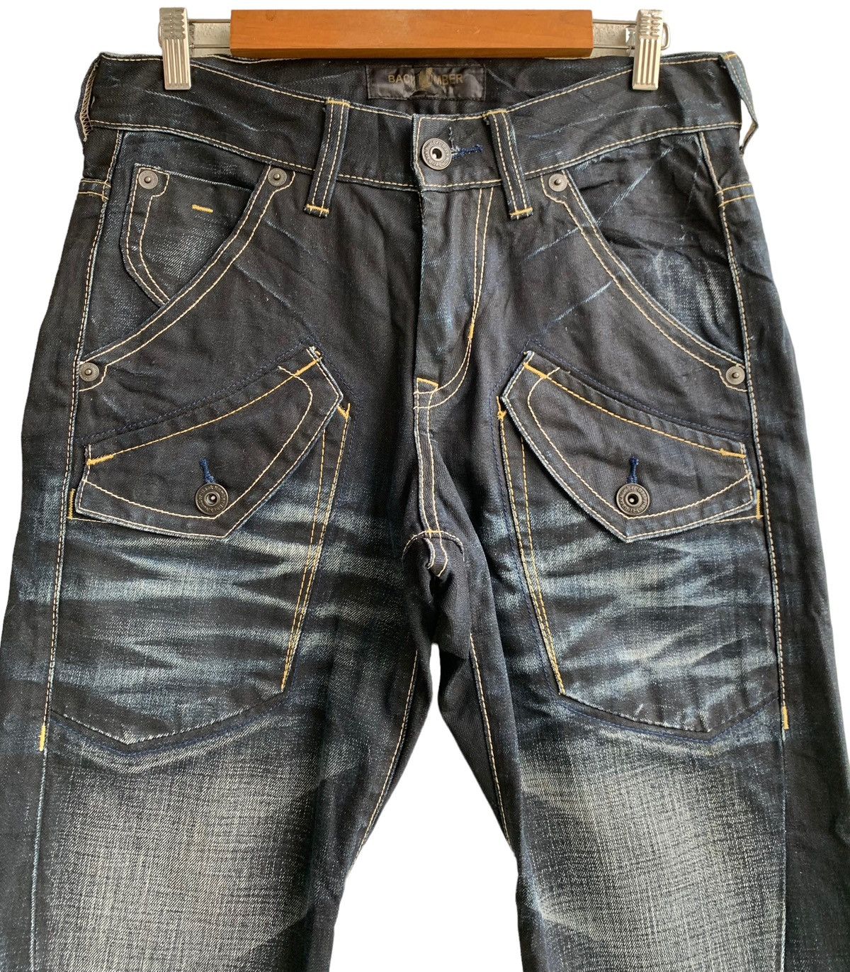 Tornado Mart 🔥Insane Design Back Number Distressed Denim Size US 32 / EU 48 - 9 Thumbnail