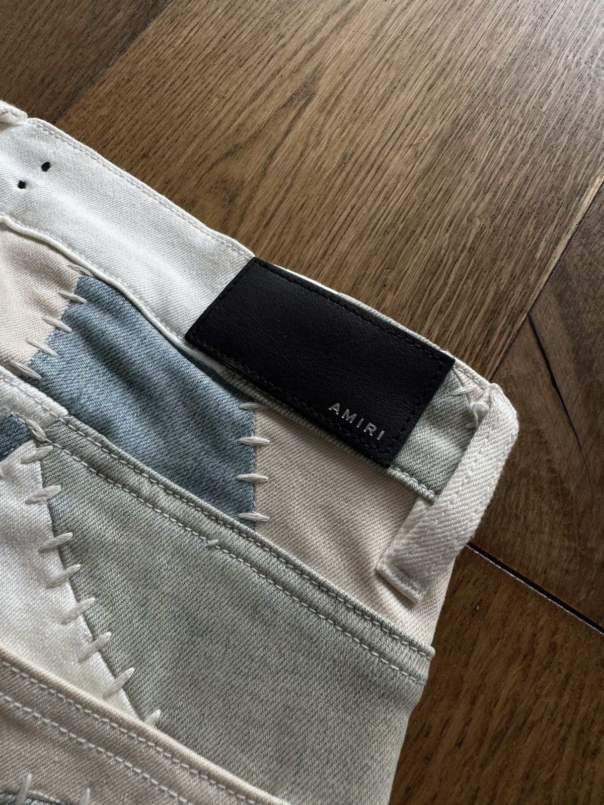 Amiri Amiri Jeans Patchwork Stitched Skinny Denim Size US 32 / EU 48 - 11 Thumbnail