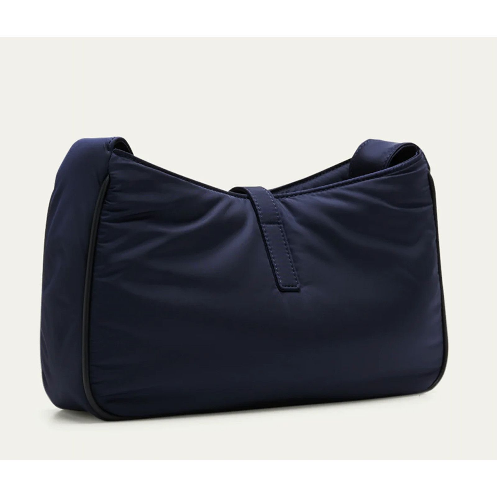 Yves Saint Laurent Saint Laurent Navy Blue Bronze Logo Shoulder Bag Size ONE SIZE - 12 Thumbnail