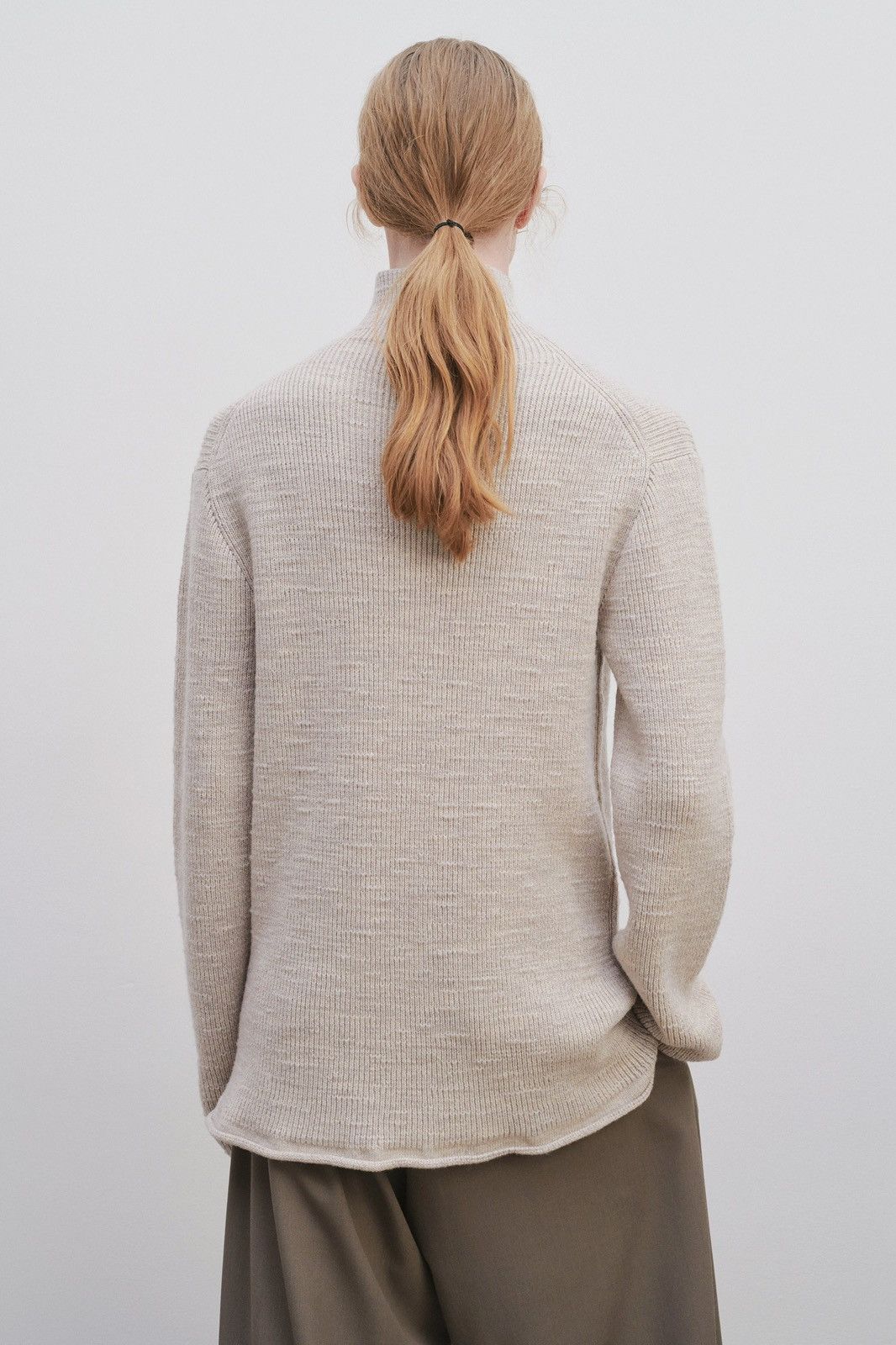 The Row The Row Robbie Ribbed Merino Wool Rollneck Sweater Size US S / EU 44-46 / 1 - 8 Thumbnail