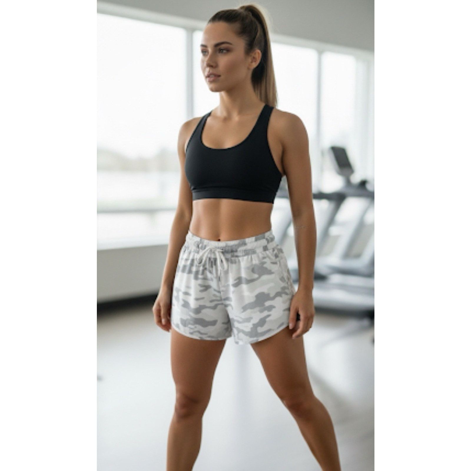 Other Women’s Soft Camo Shorts, Set of 2, Drawstring & Pockets Size 30" / US 8 / IT 44 - 11 Thumbnail