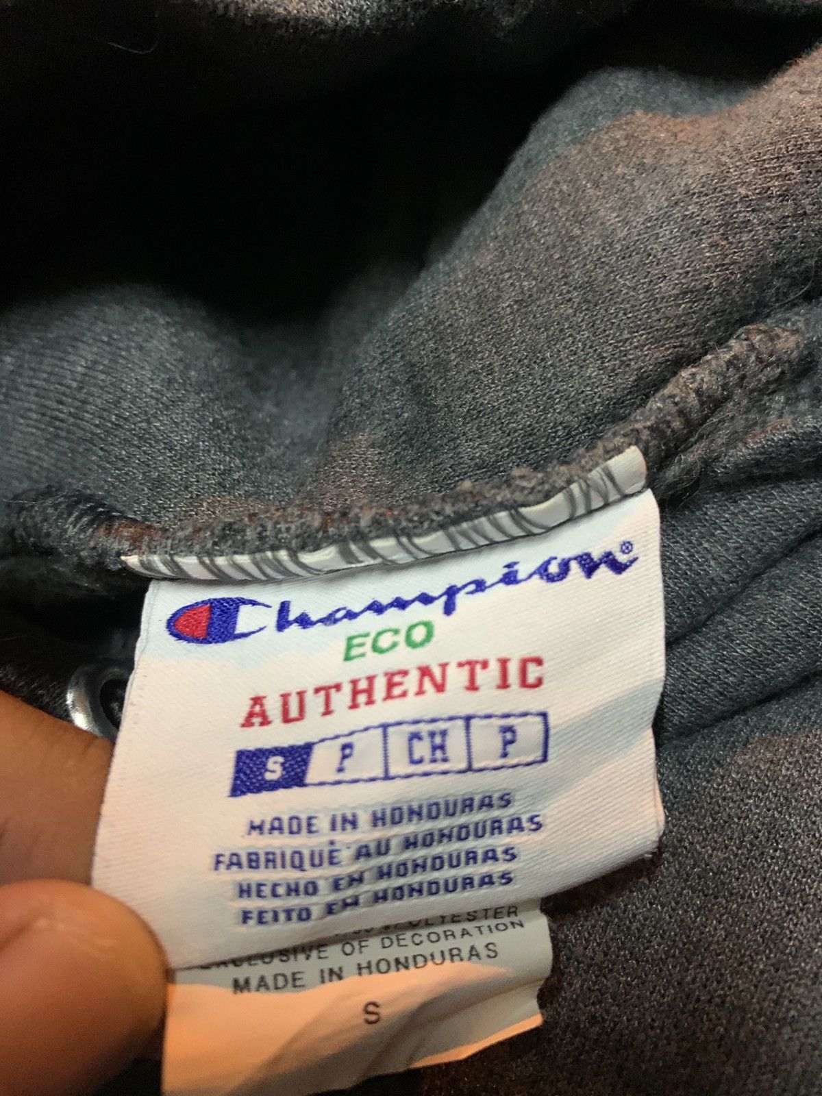 Champion × Vintage Vintage Champion plain hoodies Size US S / EU 44-46 / 1 - 12 Thumbnail