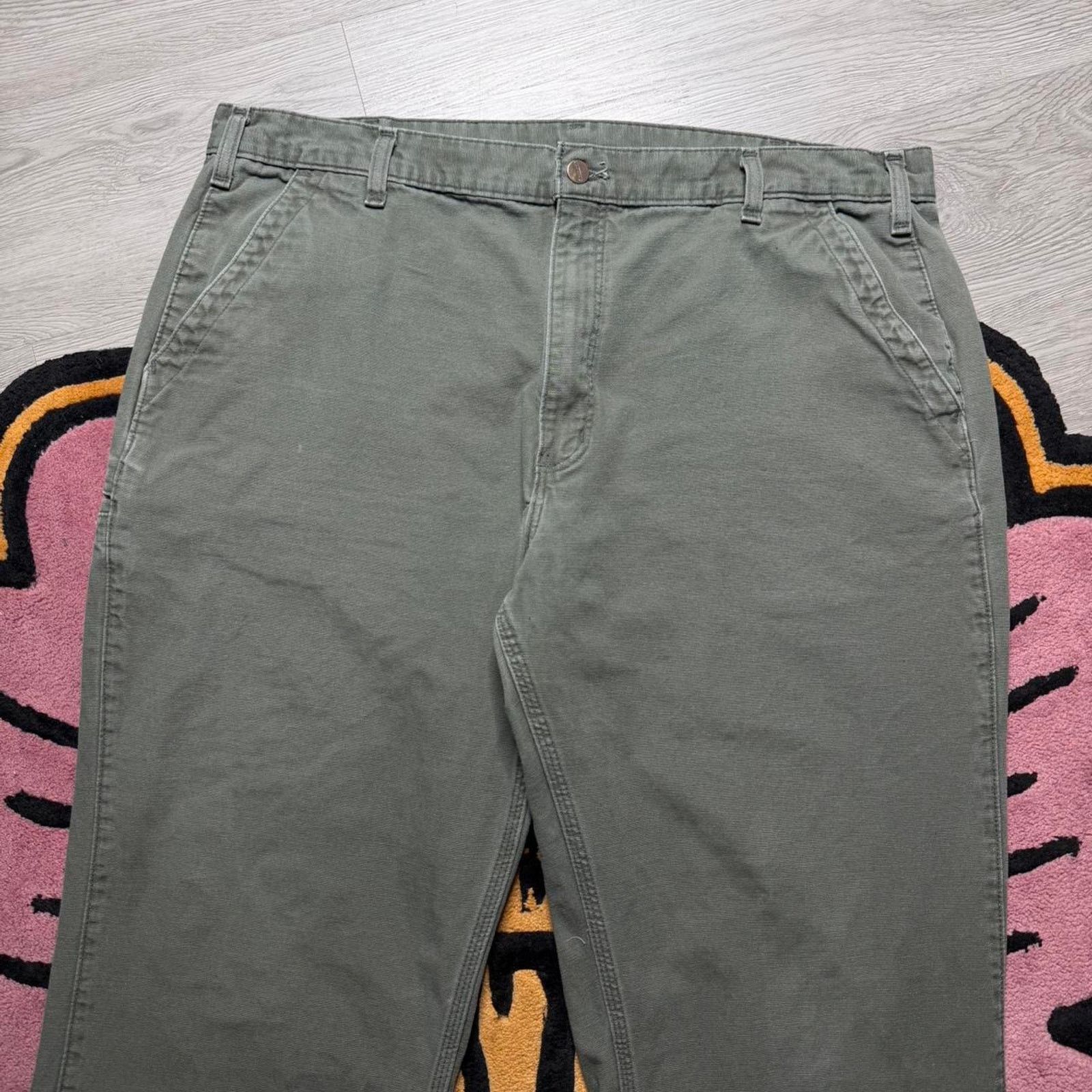 Carhartt Carhartt Relaxed Fit Causal Carpenter Work Pants Size 42x32 Size US 42 / EU 58 - 2 Thumbnail