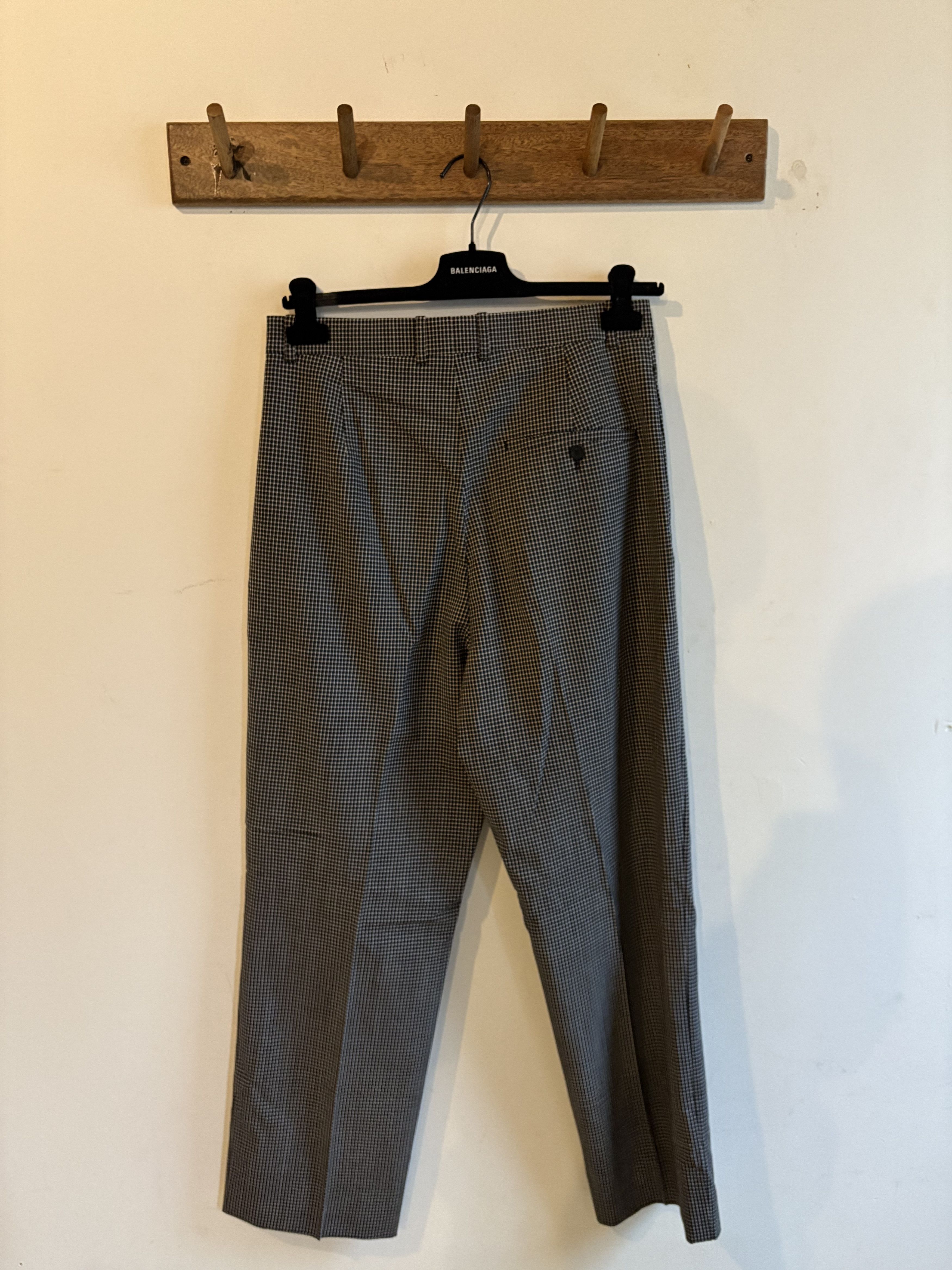 Balenciaga Balenciaga Check Pants Size 44R - 5 Thumbnail
