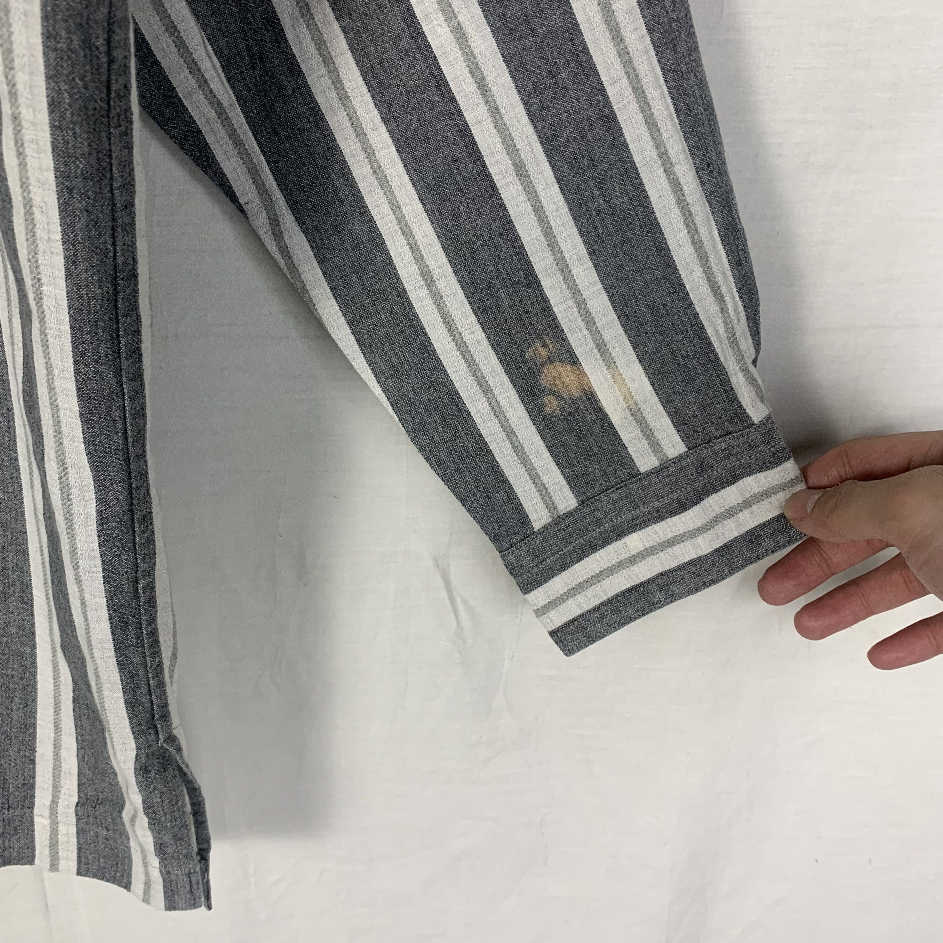 Issey Miyake Issey Miyake Striped Shirt Size US M / EU 48-50 / 2 - 3 Thumbnail