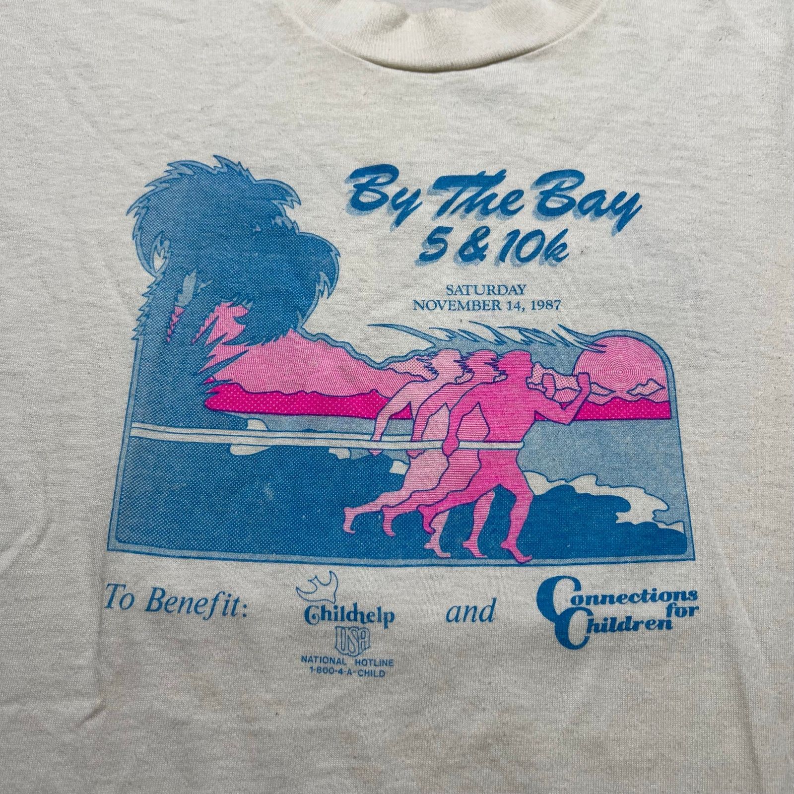 Vintage Vintage 1987 By The Bay 5K 10K T Shirt Screen Stars USA L Size US L / EU 52-54 / 3 - 2 Thumbnail