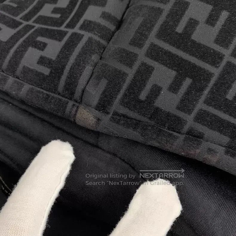 Fendi Fendi Black Classic Double F Full Print Hooded Zip-up Long Size US S / EU 44-46 / 1 - 9 Thumbnail