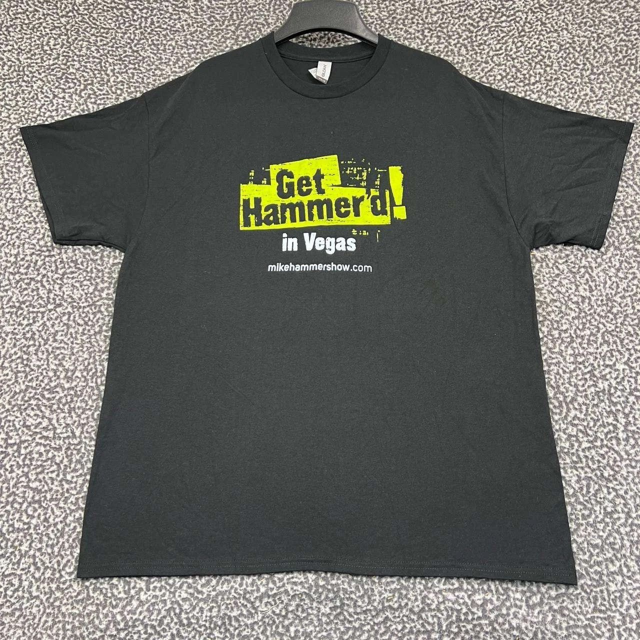 Gildan Get Hammer'd in Vegas Shirt Men Short Sleeve Crew Neck XL Size US XL / EU 56 / 4 - 1 Thumbnail