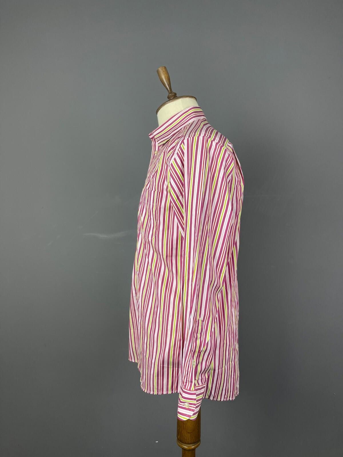 Eton Eton Ganghester Coloured Stripe Shirt Size 16 / 41 / L Size US M / EU 48-50 / 2 - 5 Thumbnail