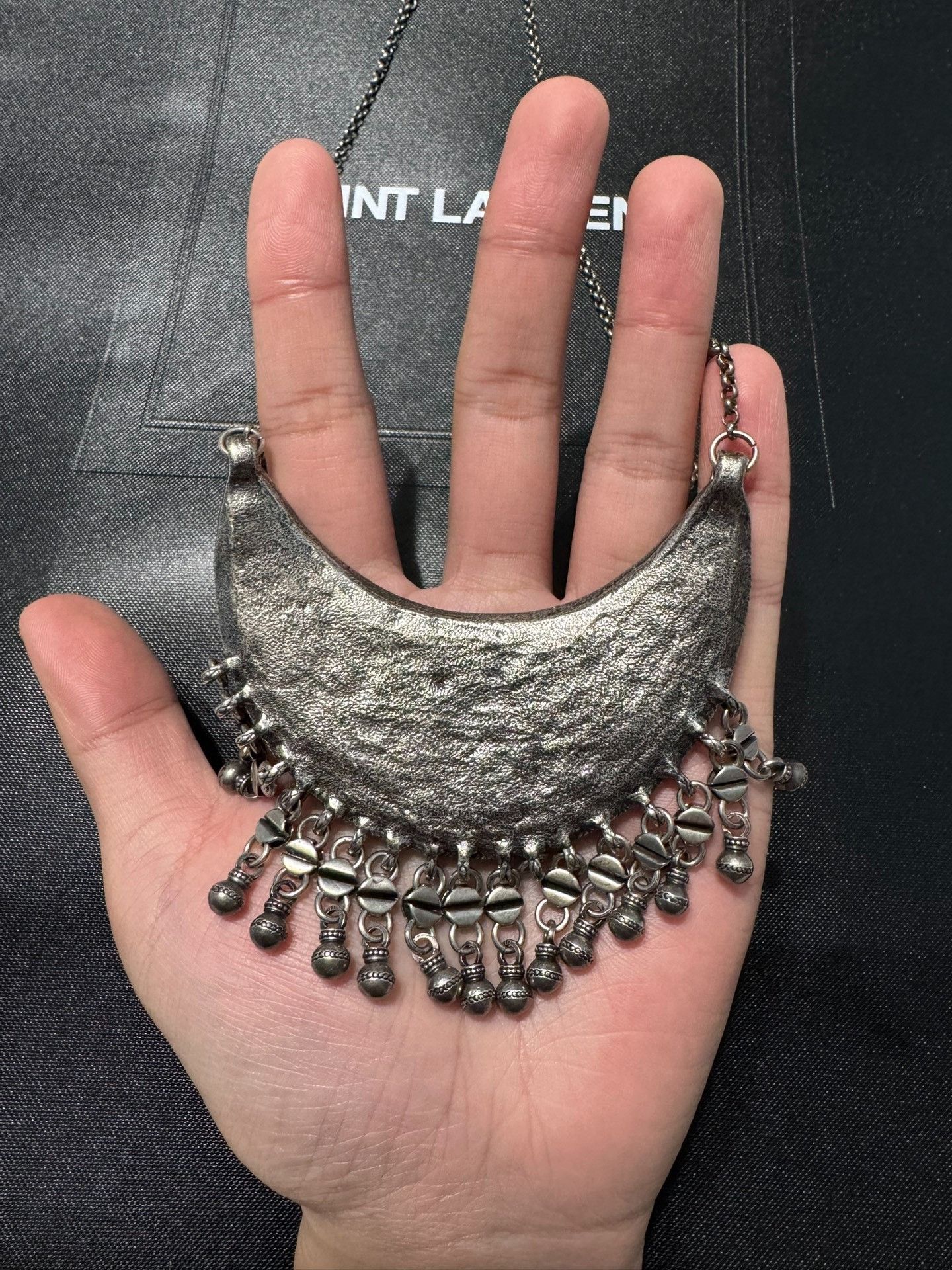 Saint Laurent Paris Saint laurent Mingzu Wind Heavy Industry Necklace 2501-Next Size ONE SIZE - 3 Thumbnail
