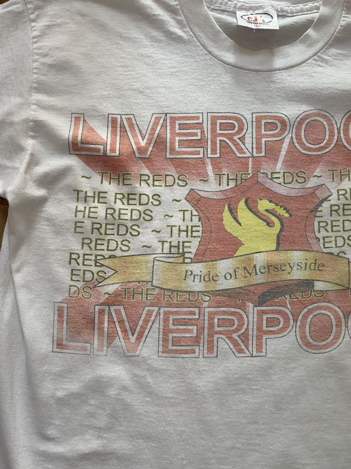 Vintage Vintage Liverpool FC Football T-Shirt Size US L / EU 52-54 / 3 - 2 Thumbnail