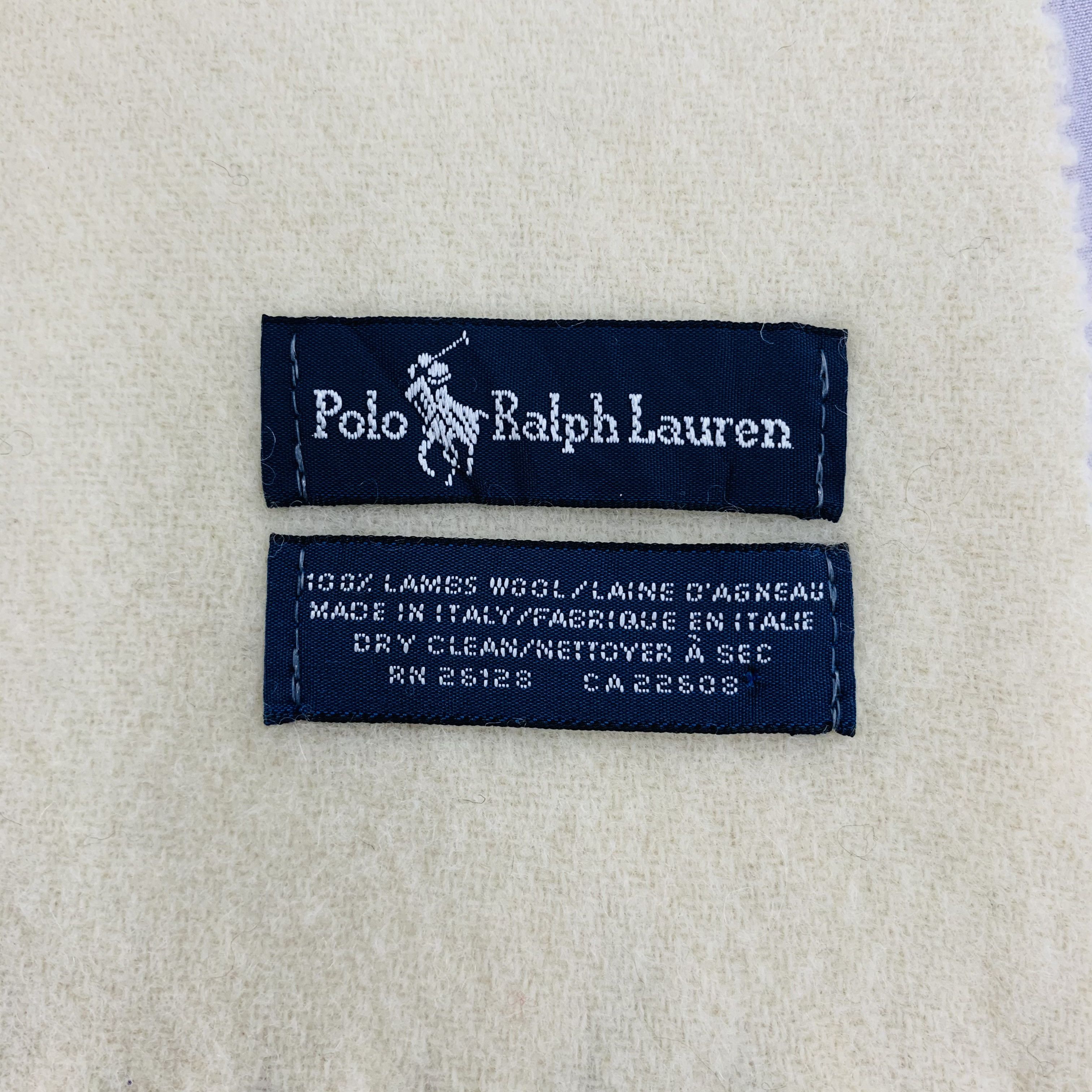 Polo Ralph Lauren Polo Ralph Lauren Scarf Wool Muffler Neck Wrap BL5149 Size ONE SIZE - 3 Thumbnail