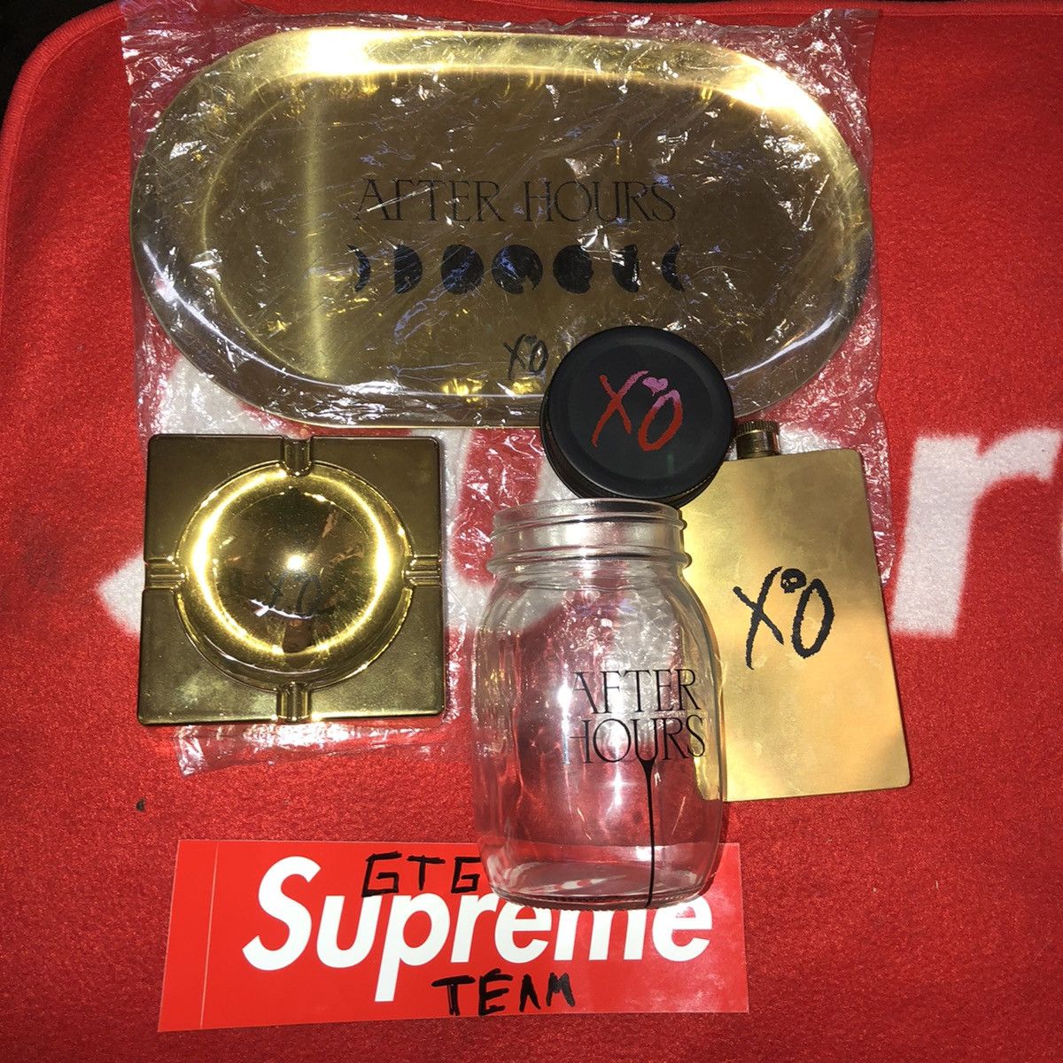 The Weeknd Gold After Hours Flask RARE high quality