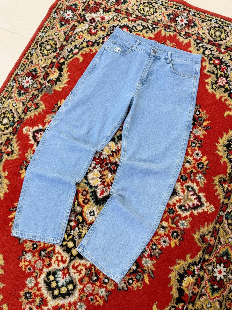 Japanese Brand baggy flared bootcut balenci style y2k hype jeans Size US 32 / EU 48 - 10 Thumbnail